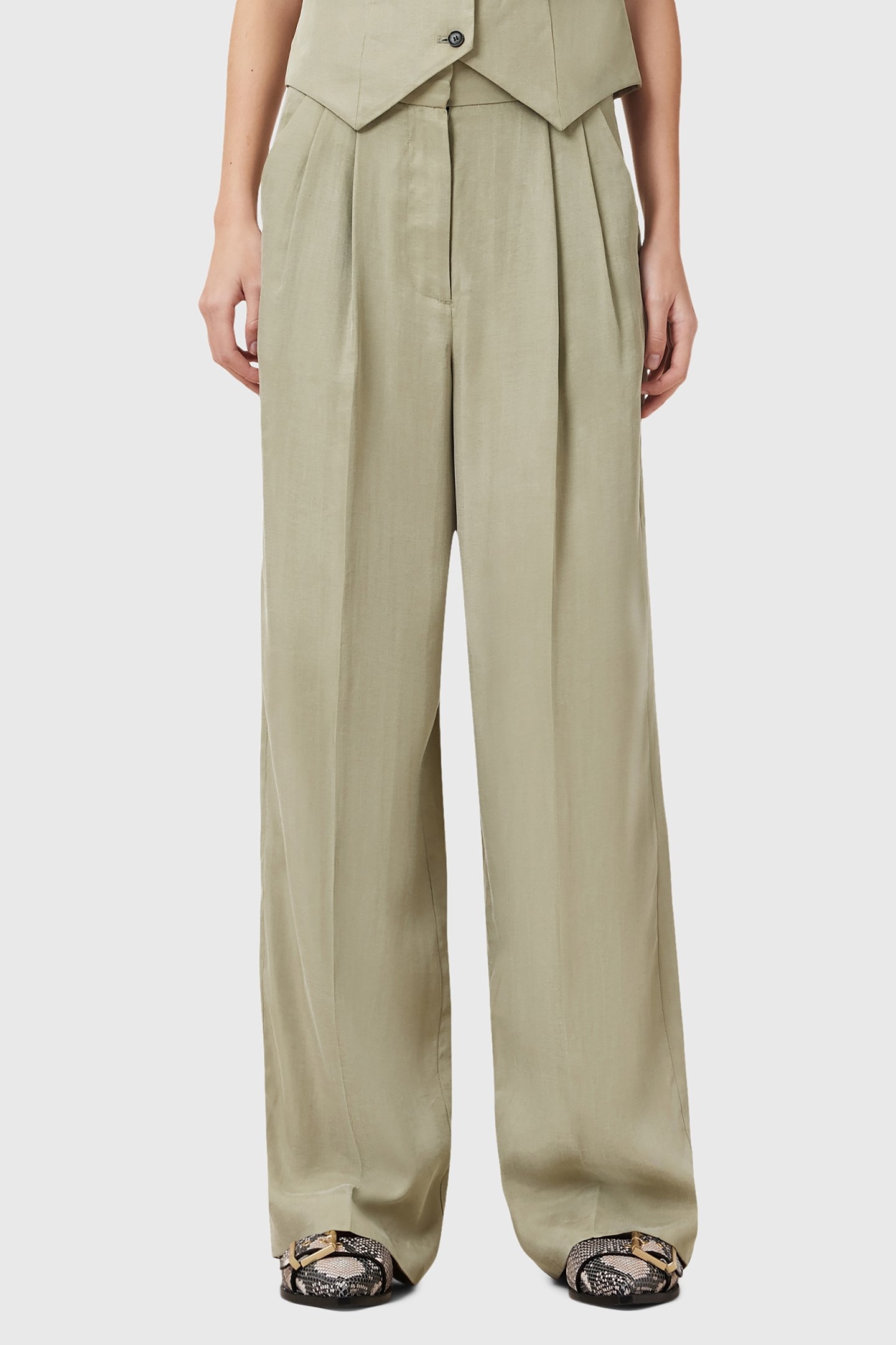 AVERIE TEN TROUSER SAGE GREEN 1