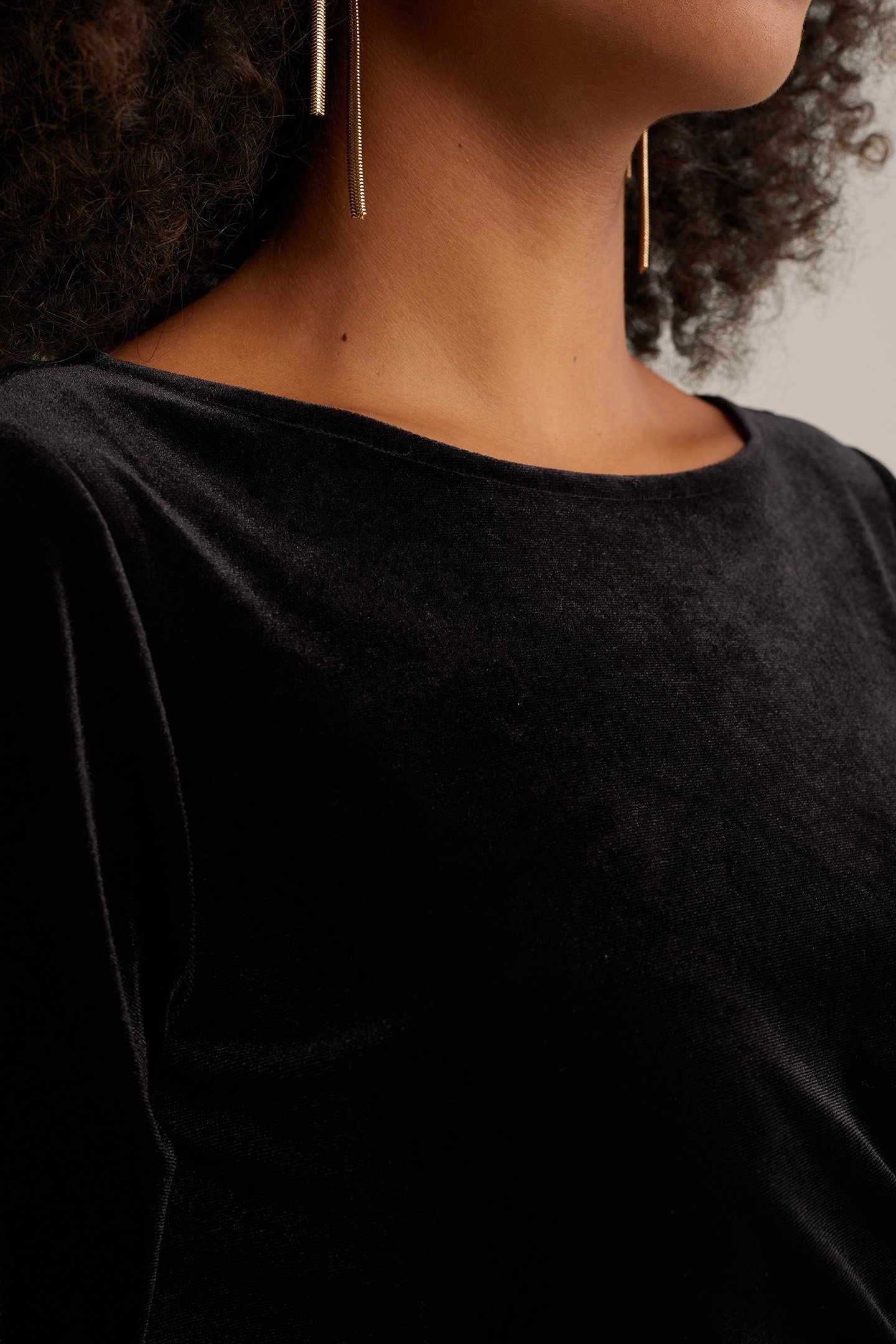 DRESS MID LENGTH BLACK 5