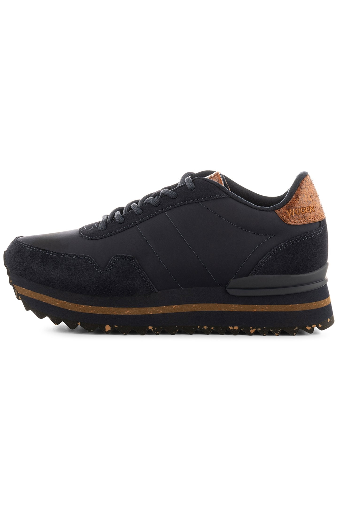 NORA III LEATHER PLATEAU DARK NAVY 5