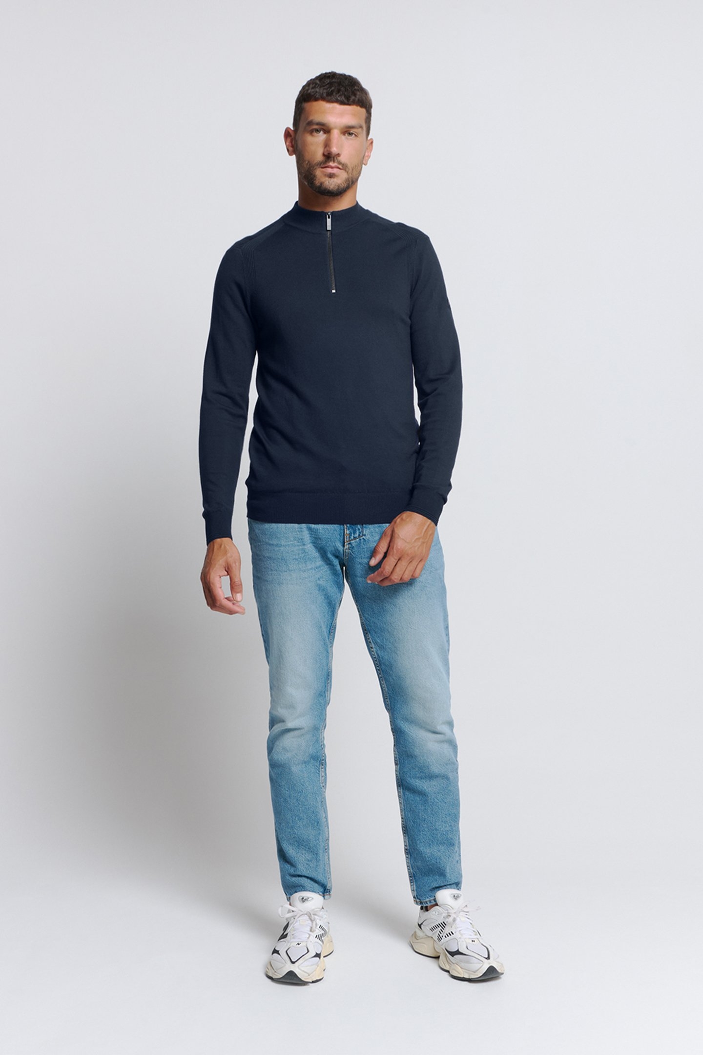 PULLOVER HALF ZIP BLUEBERRY 3