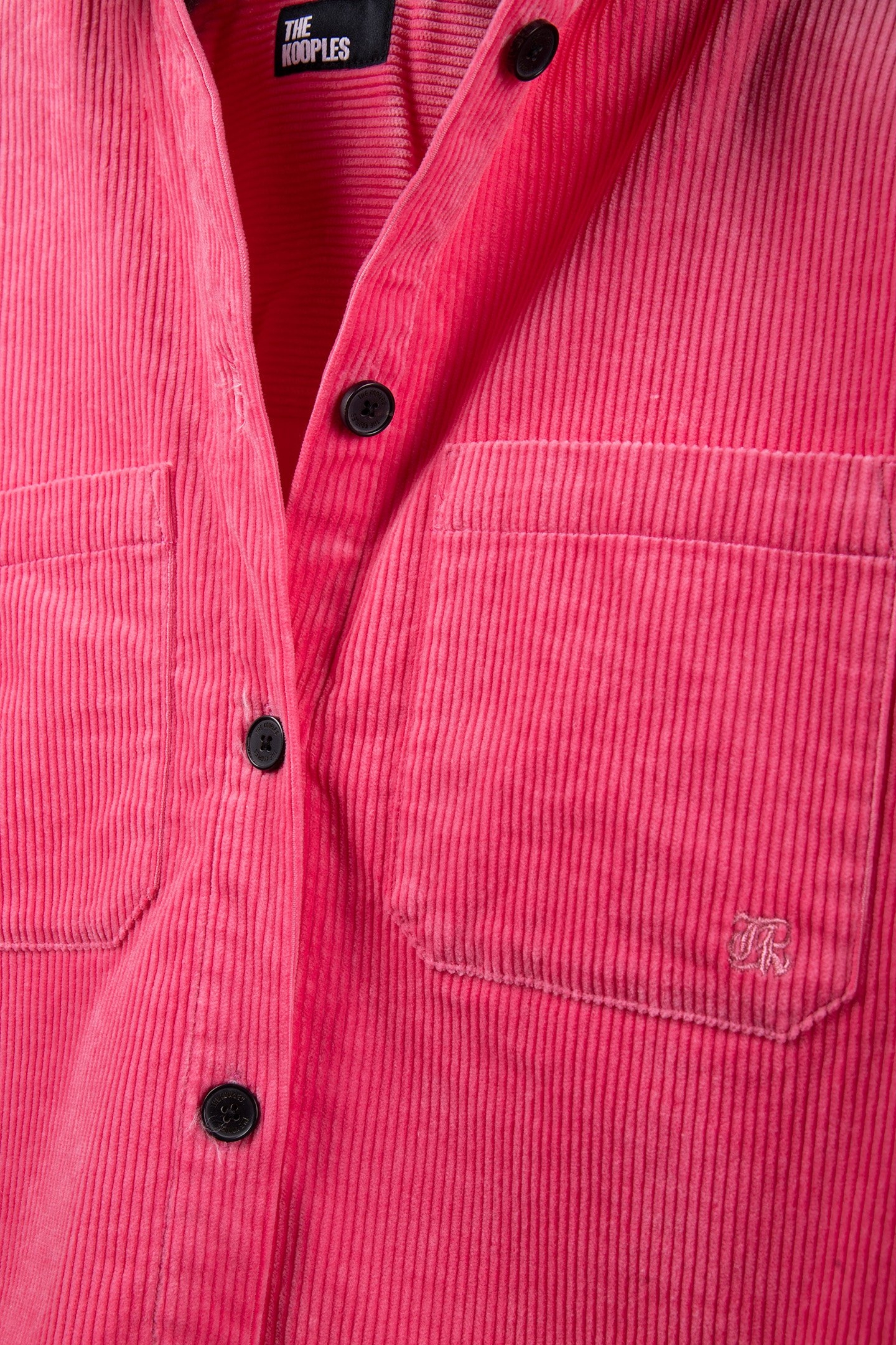 LONG-SLEEVED CORDUROY SHIRT OLD PINK 4