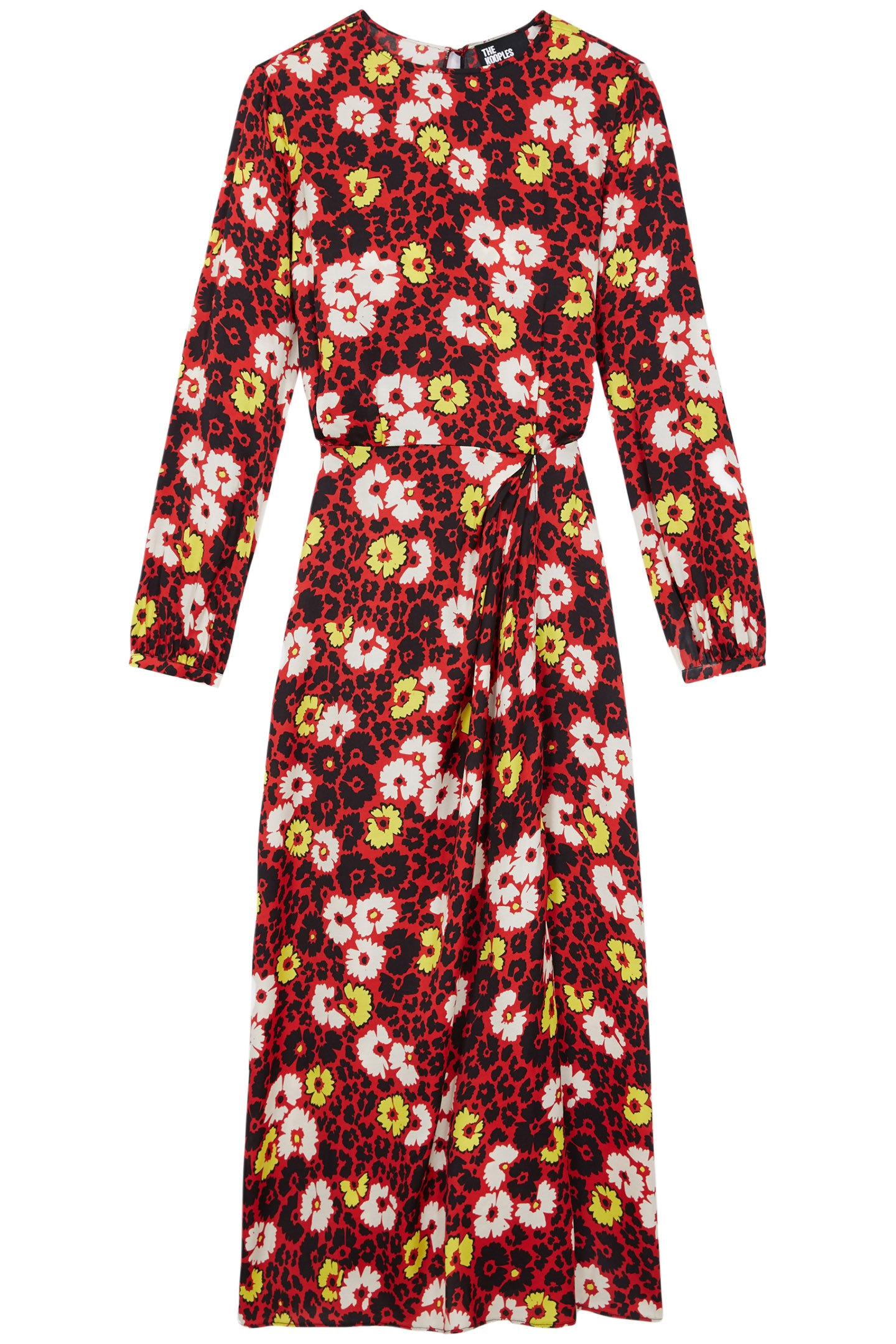 ROBE LONGUE WILD BLOSSOM RED/YELLOW 3