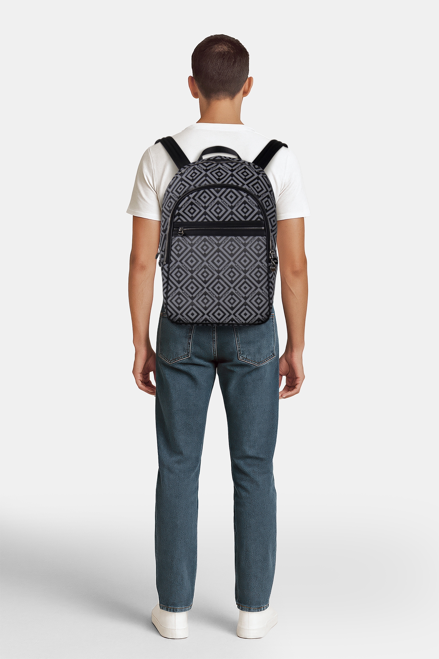 UNISEX BACKPACK - ISHU JET BLACK/3M REFLECTIVE 1