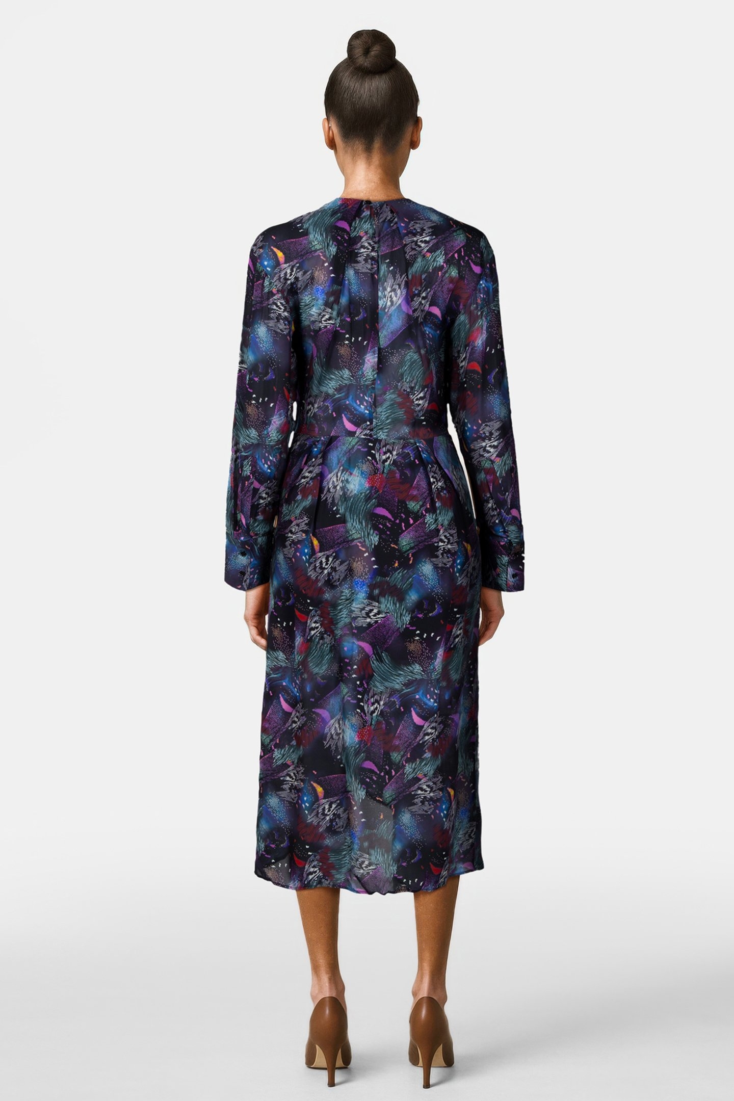 CHENOA DRESS PURPLE/MULTICO 2