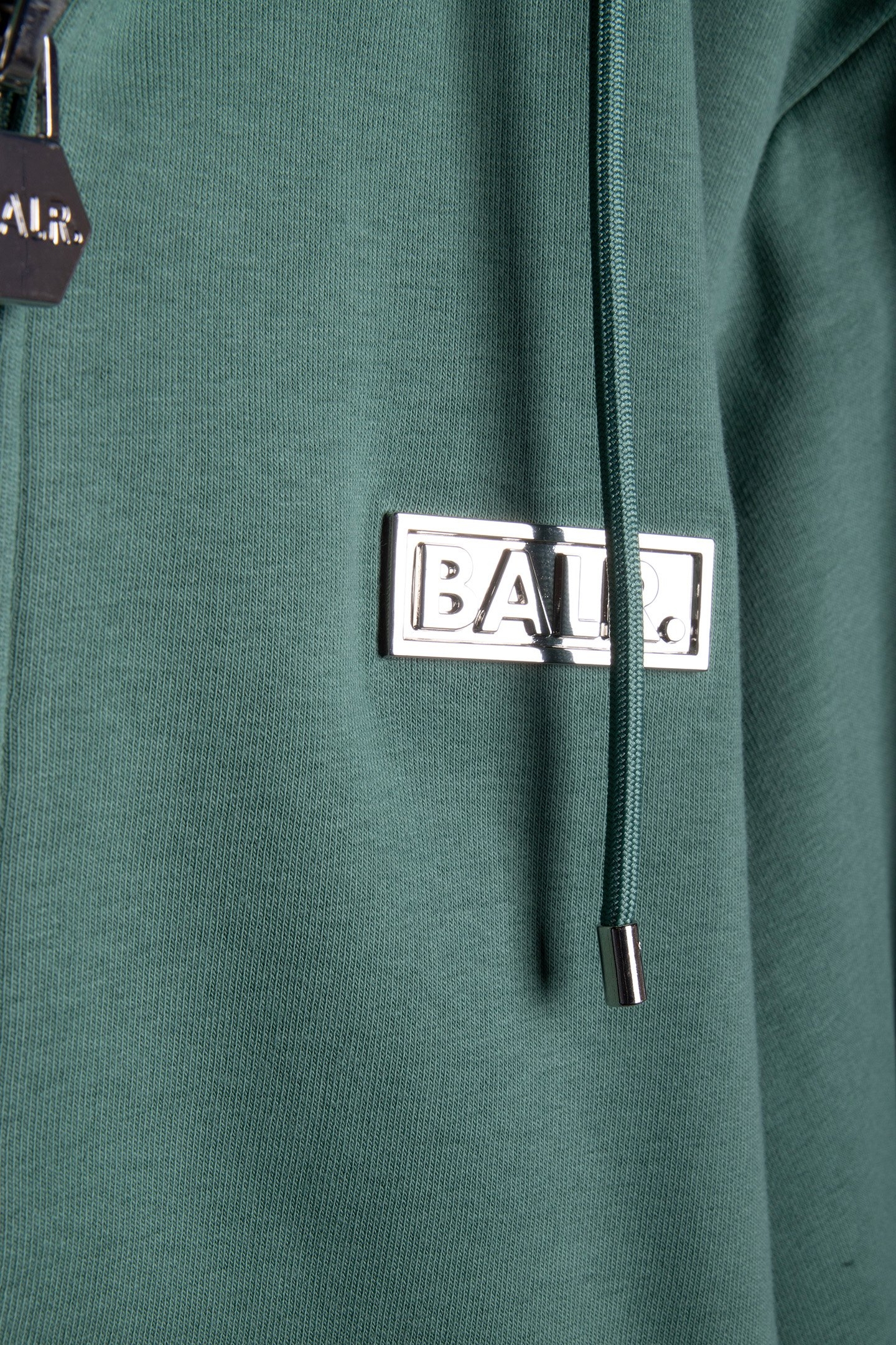 B-SERIES REGULAR FIT ZIP THROUGH HOODIE DARK FOREST 4