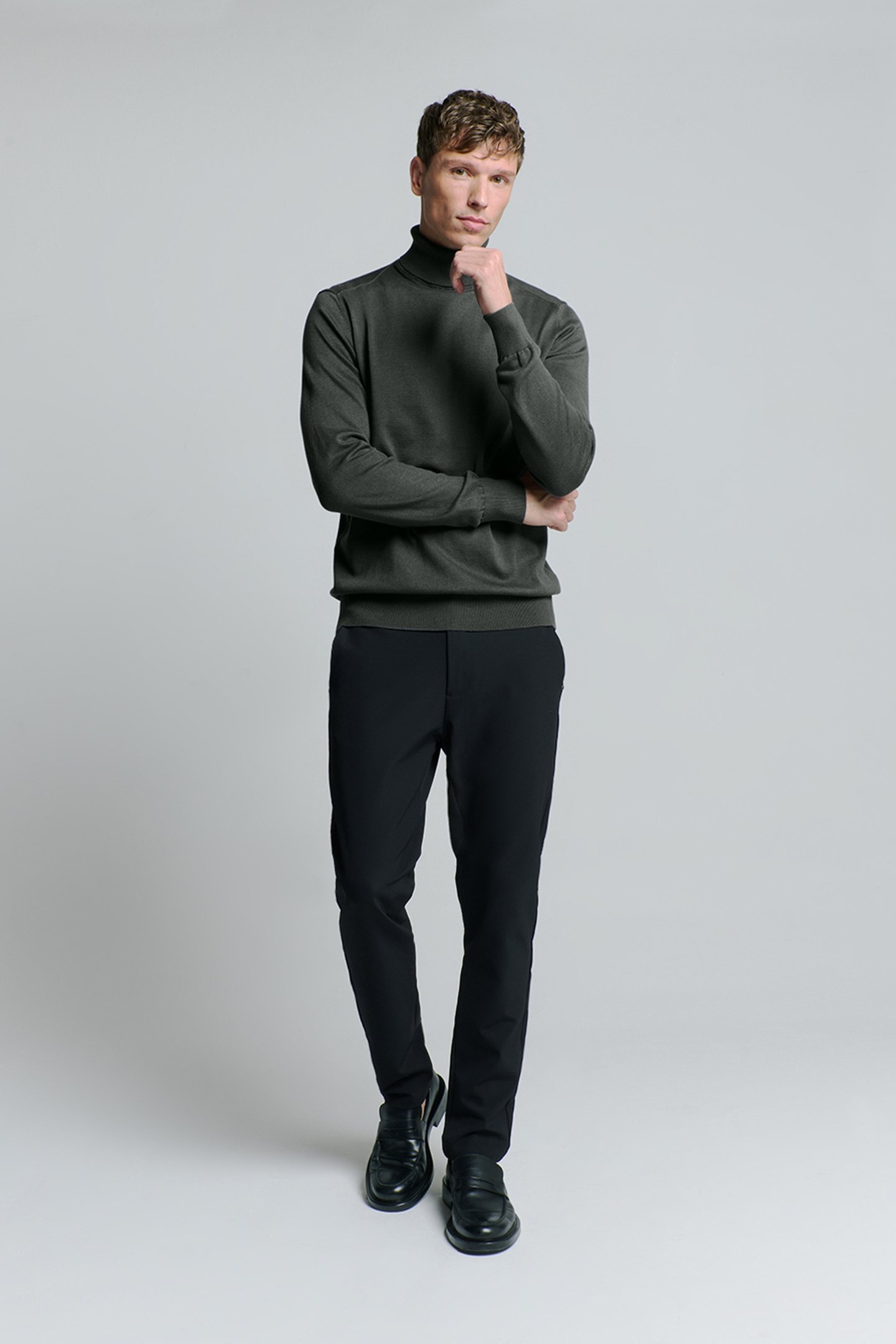 PULLOVER ROLLNECK DARK GREY 3