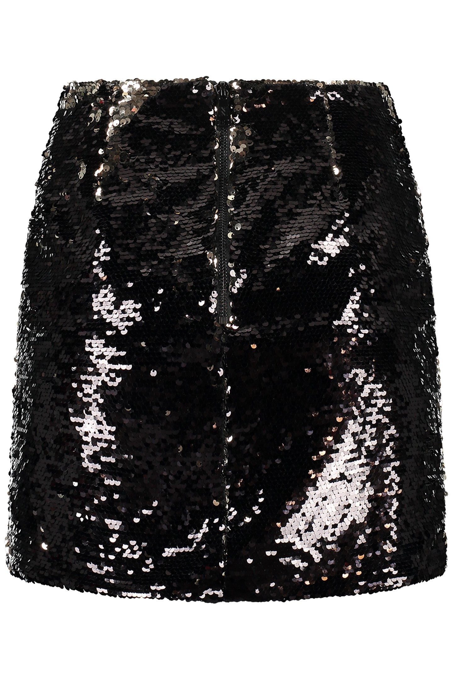 SEQUIN SKIRT BLACK GOLD 1