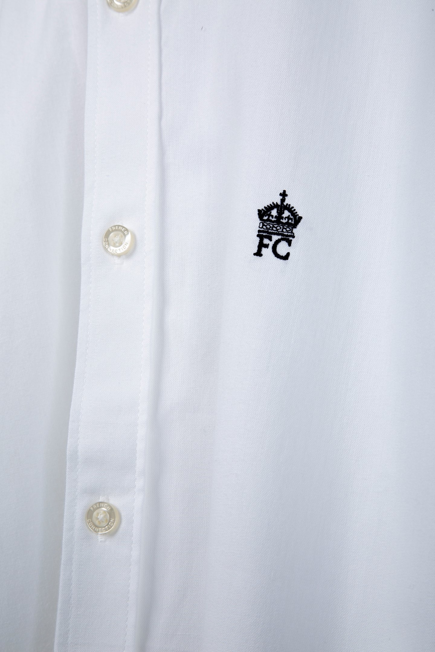 OXFORD LONG SLEEVE SHIRT WHITE/MARINE 4