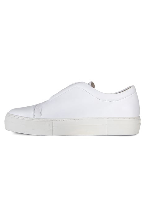 SARA ELASTIC SLIP ON TRAINER WHITE 3