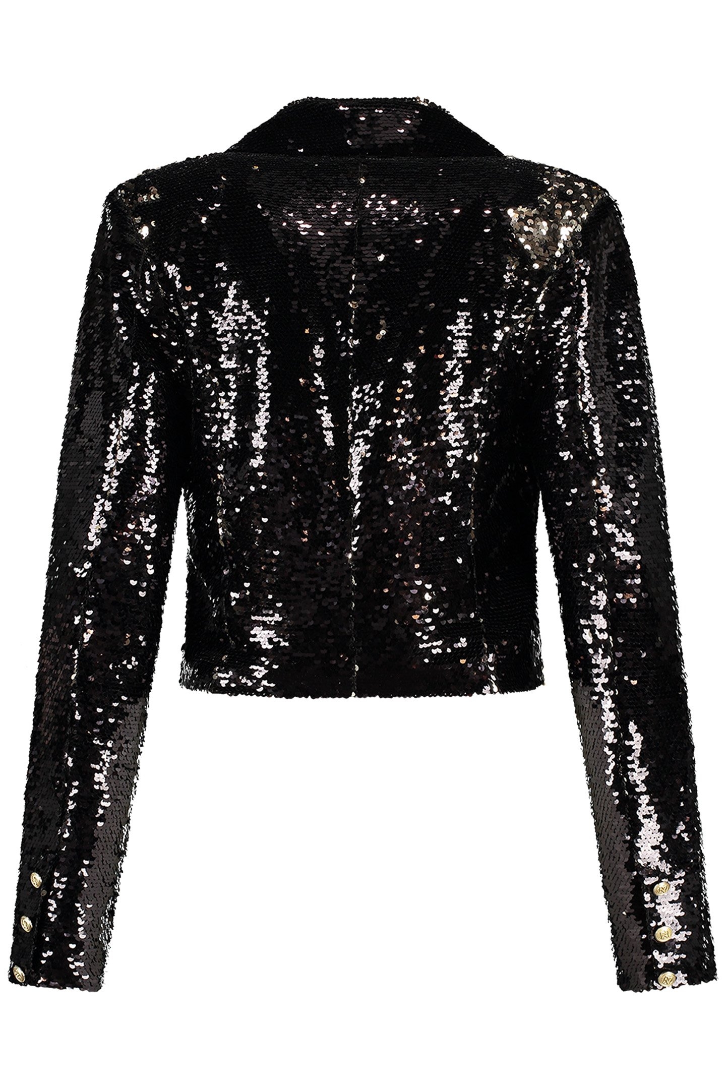 SEQUIN BLAZER BLACK GOLD 2