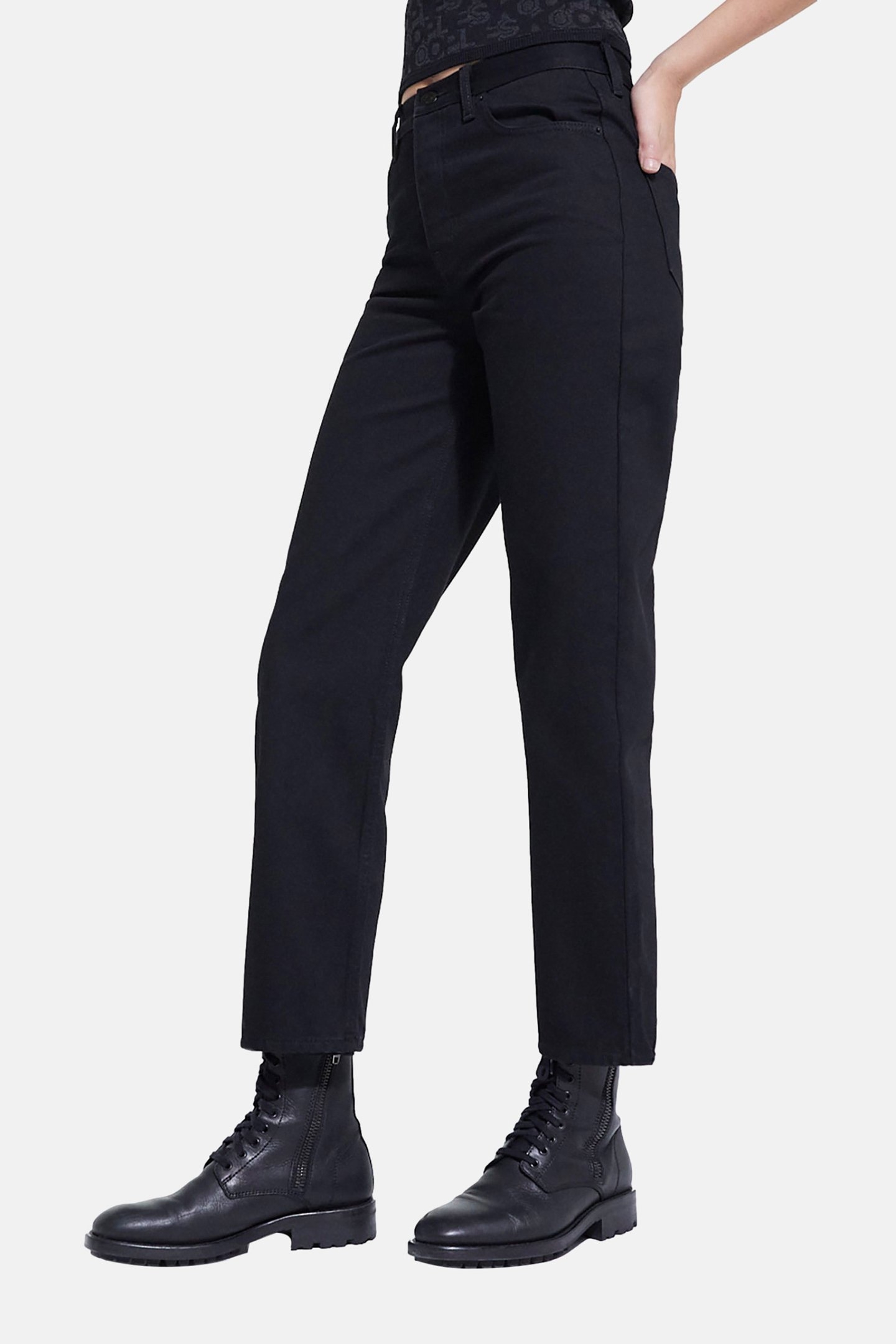 JEAN STRAIGHT BRUT BLACK 6