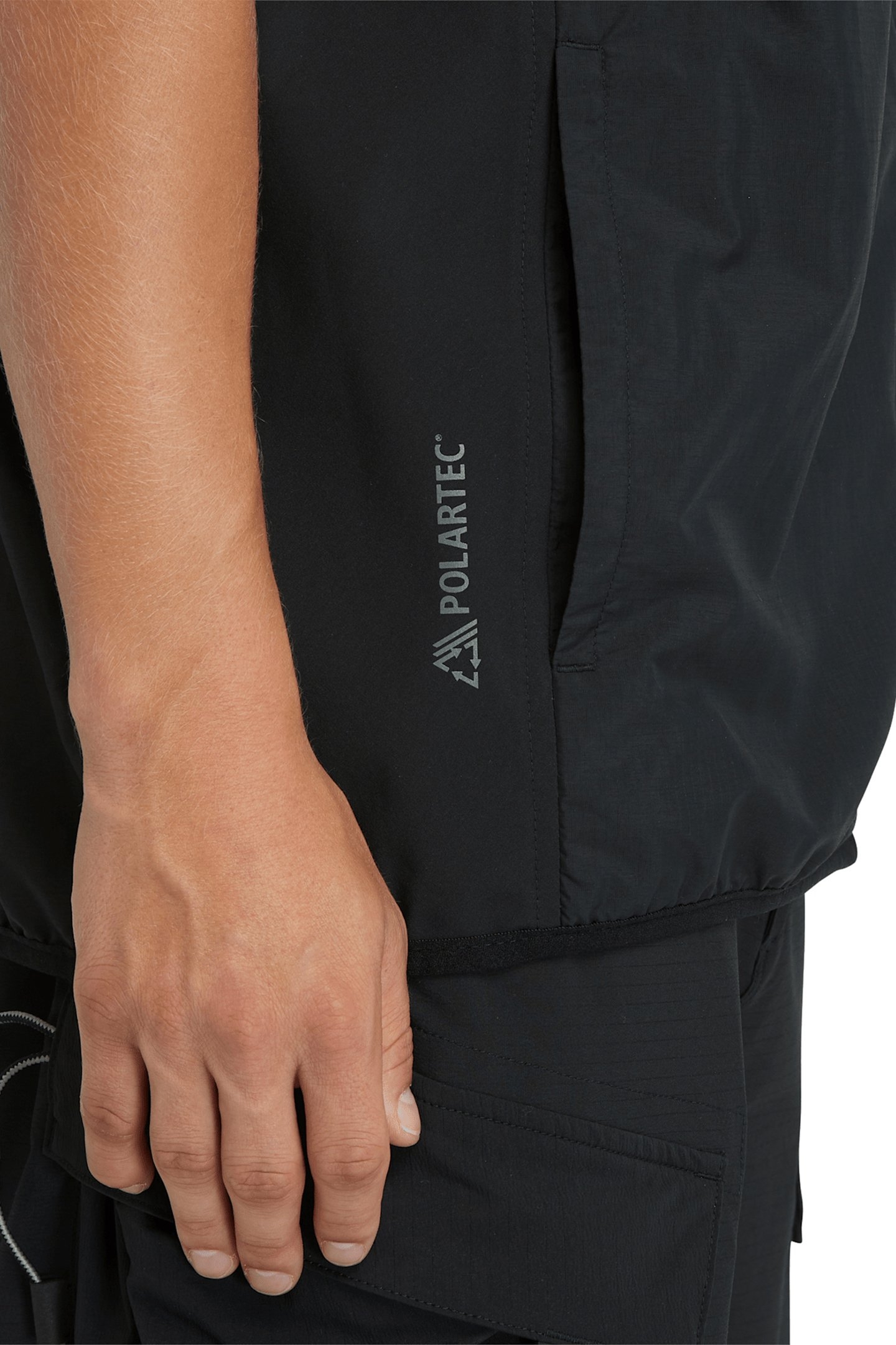 POLARTEC ULTRALIGHT PACKABLE VEST BLACK 6