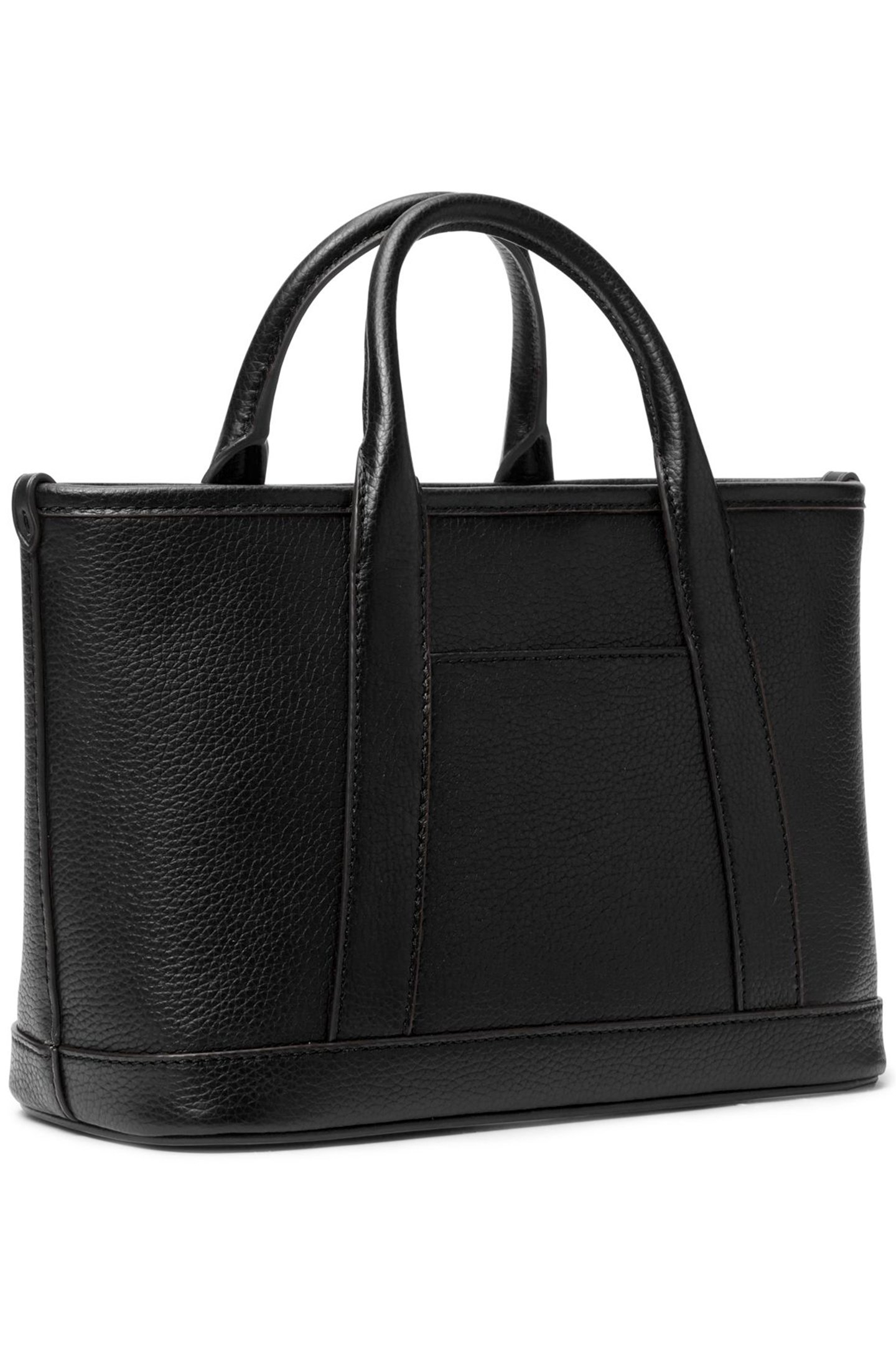 SATCHEL BAG IN BLACK WITH LOGO STRAP 3