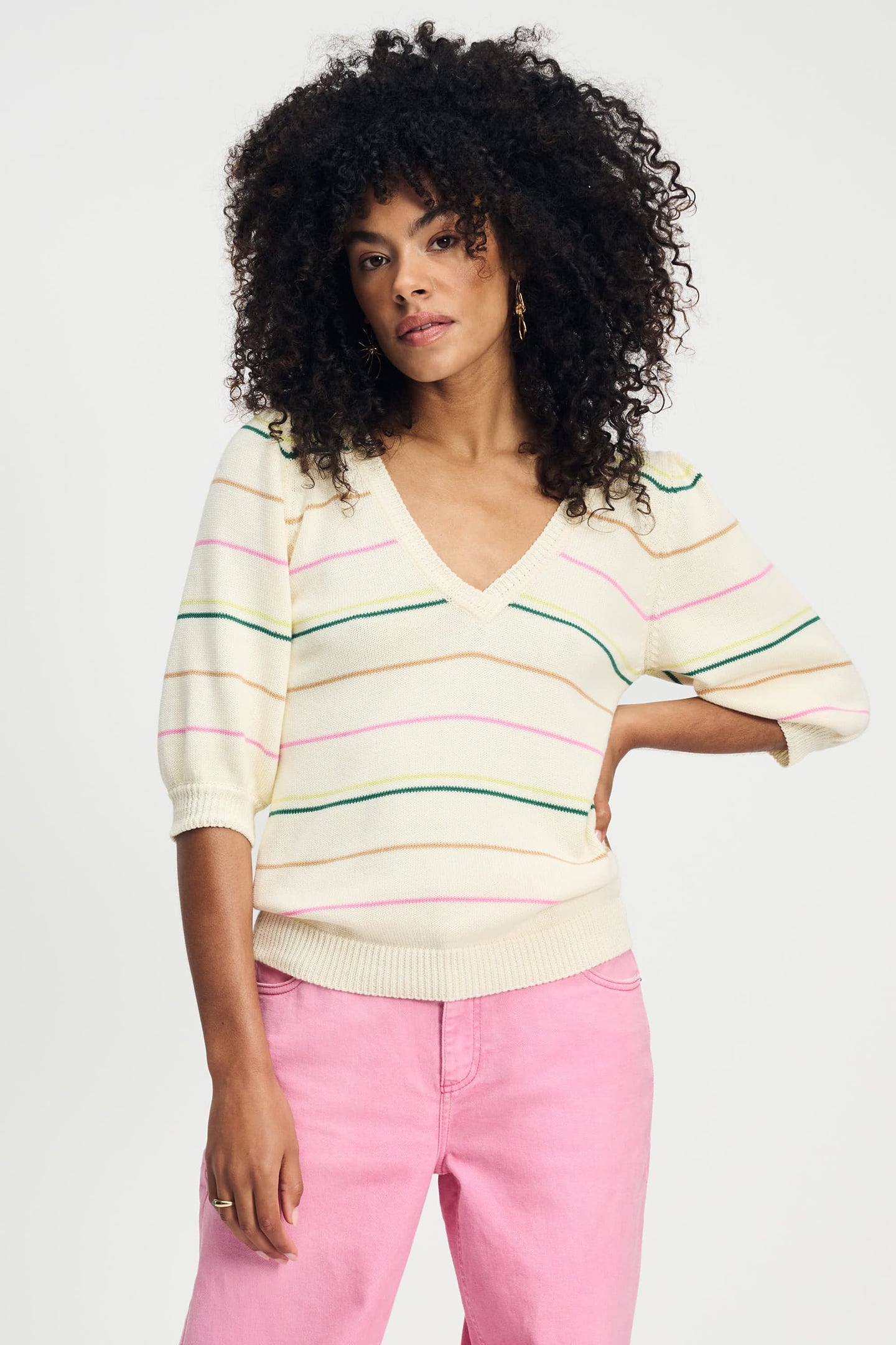 PULLOVER - STRIPED MULTI 1