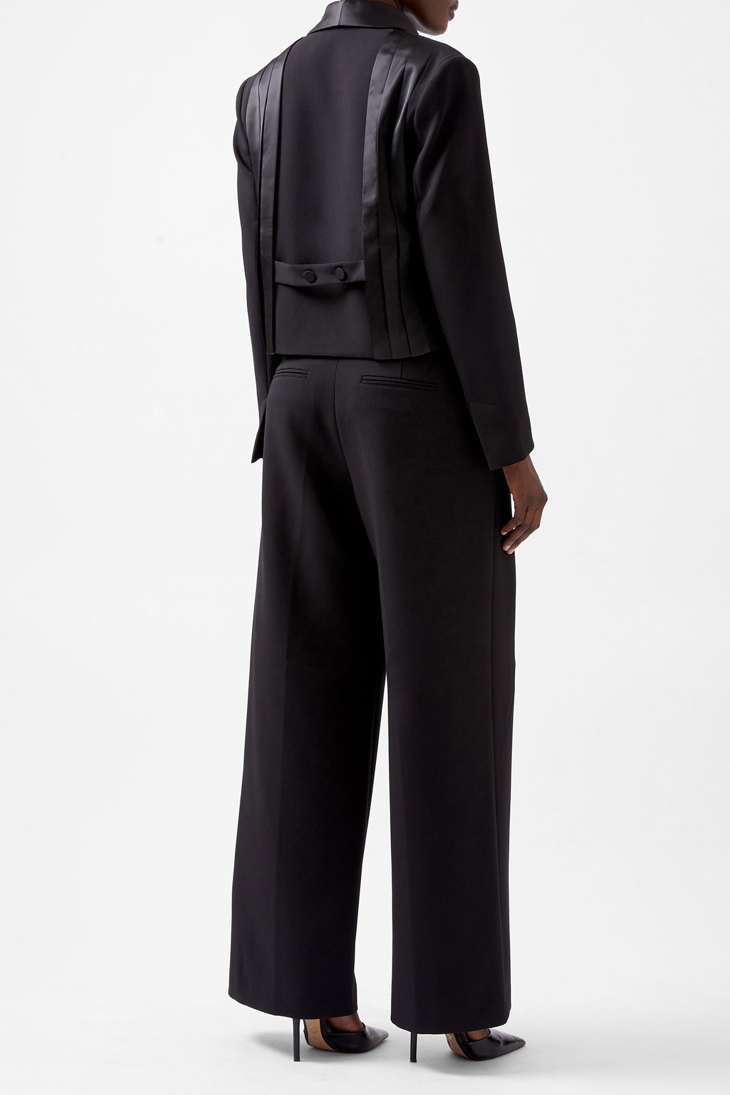 GEMMA CAREY SATIN TUXEDO BLAZE BLACKOUT 3