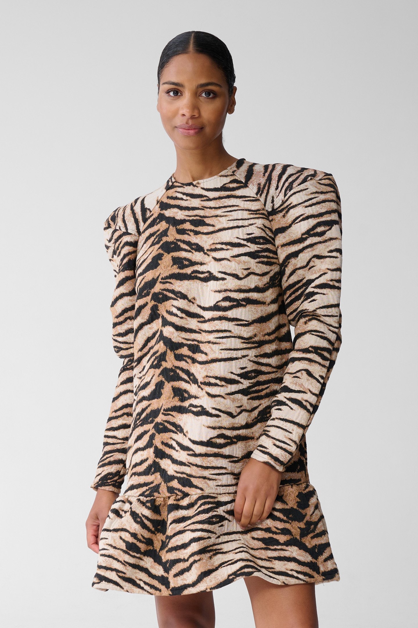 LM-SBTIGER JACQUARD DRESS VARIOUS 1