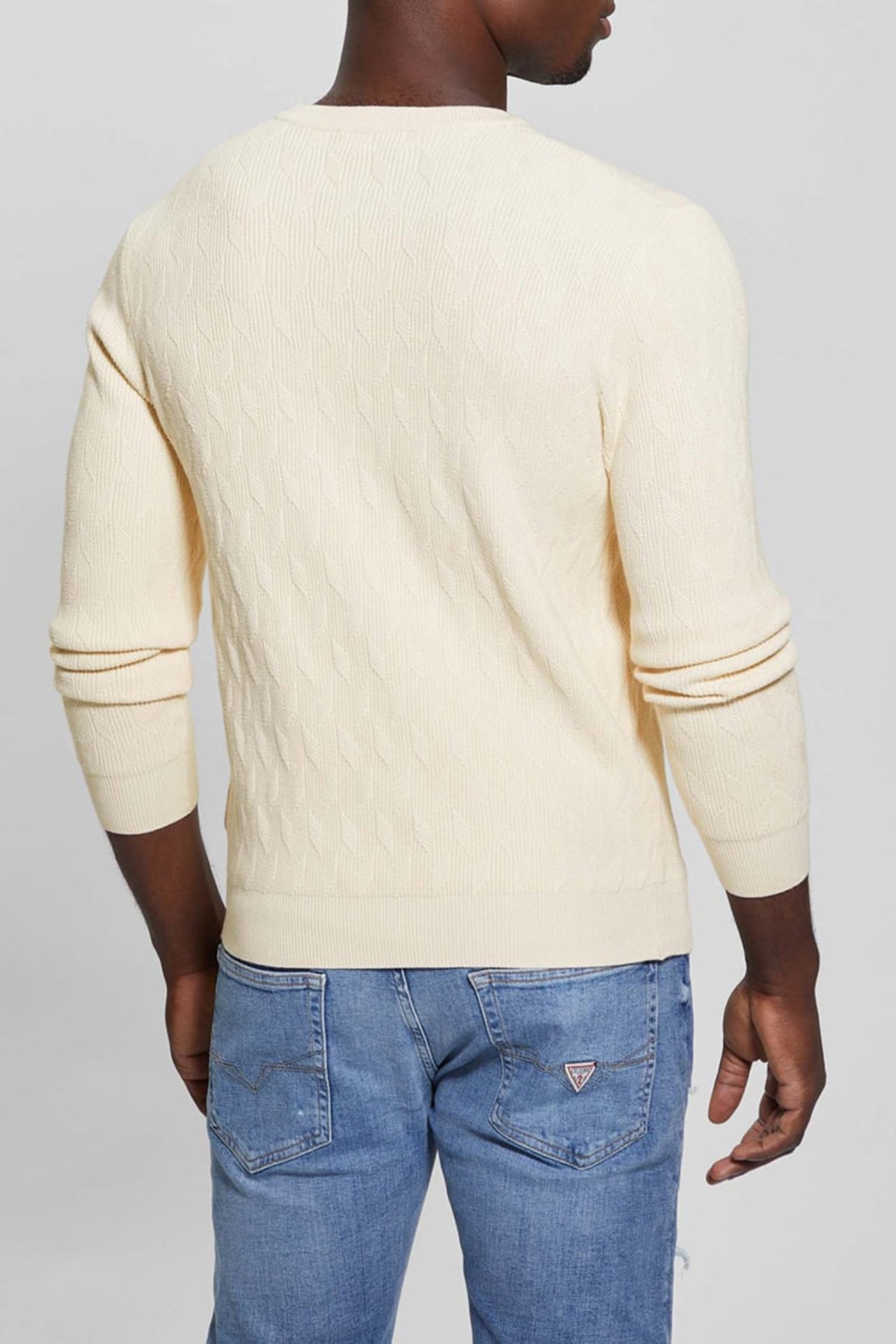 DELROY CN LS STITCHE PEARL WHITE 2