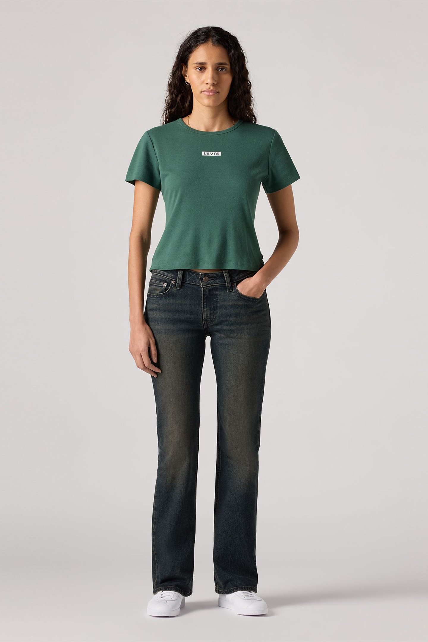 SUPERLOW BOOTCUT JEANS BLACK 1