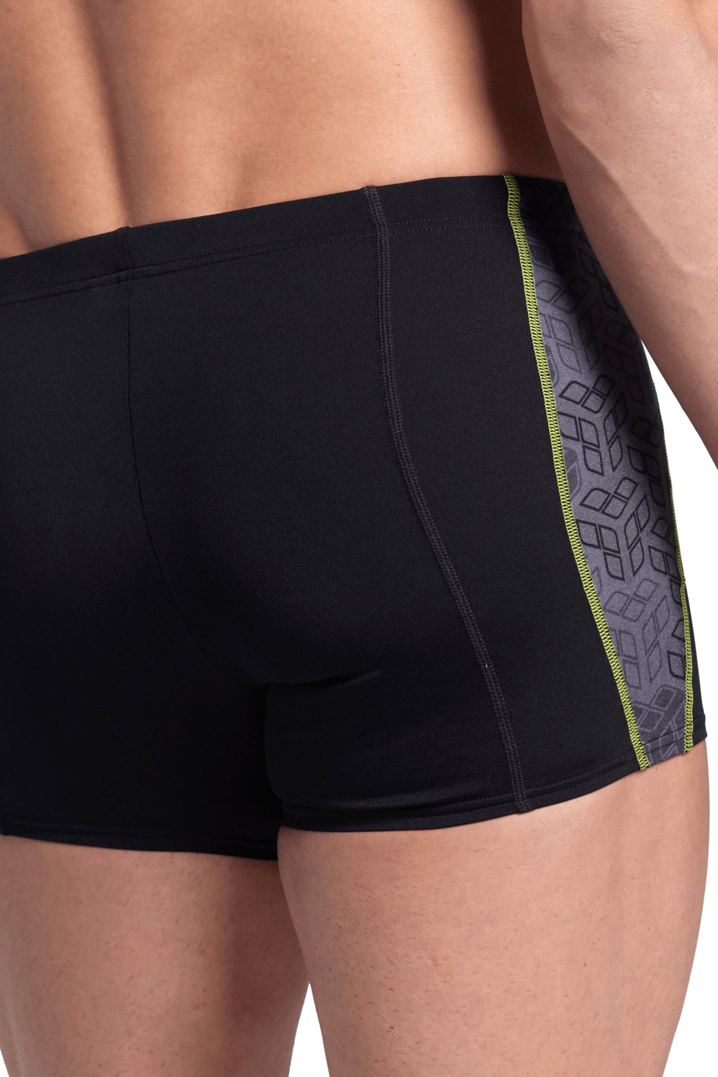 MEN'S ARENA CAMO KIKKO SWIM SHORT BLACK BLACK MULTI 4