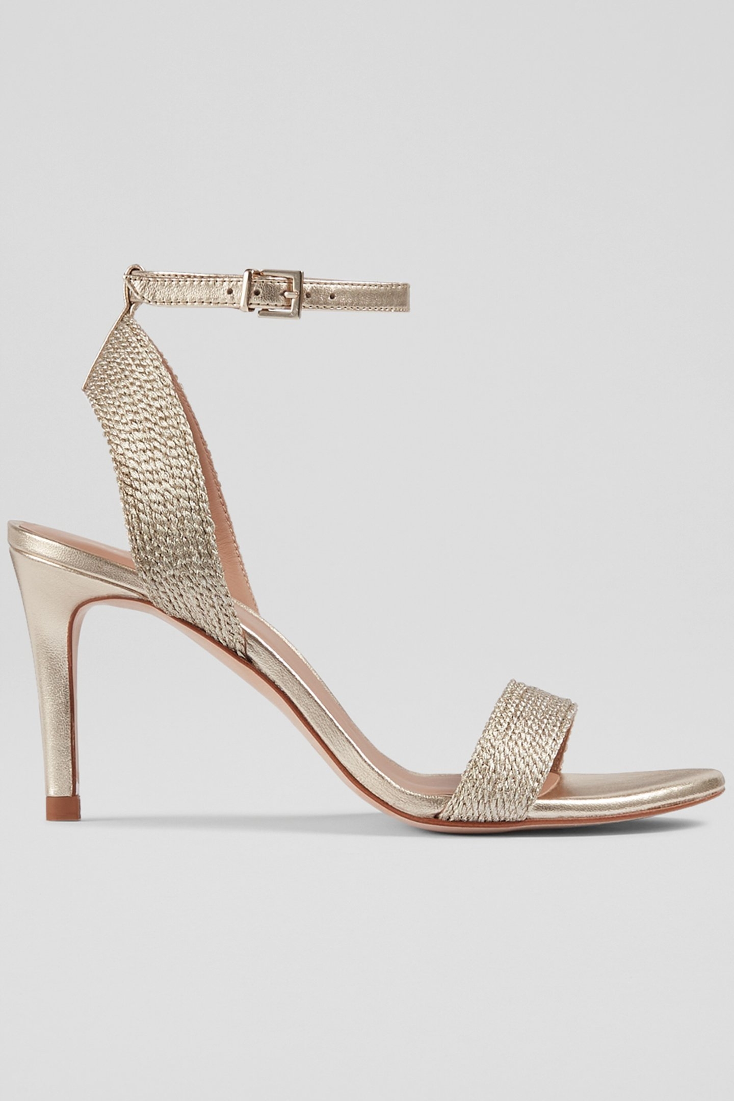 FS IVETTE METALLIC TEXTIL PALE GOLD 1