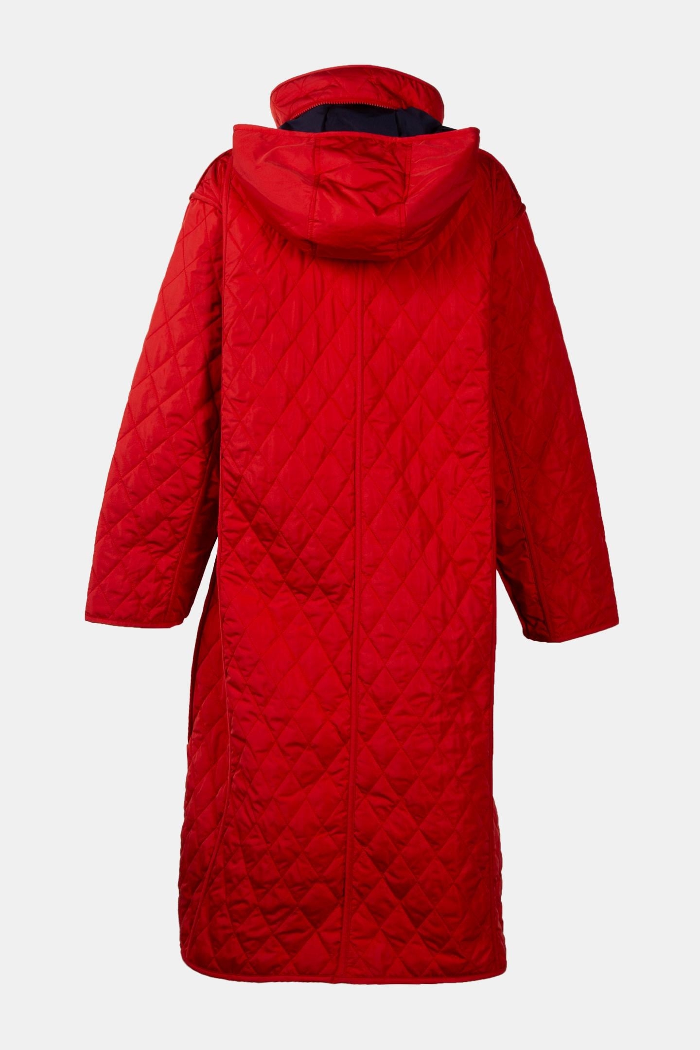 ARIS QUILT REVERSIBLE COAT RED 4