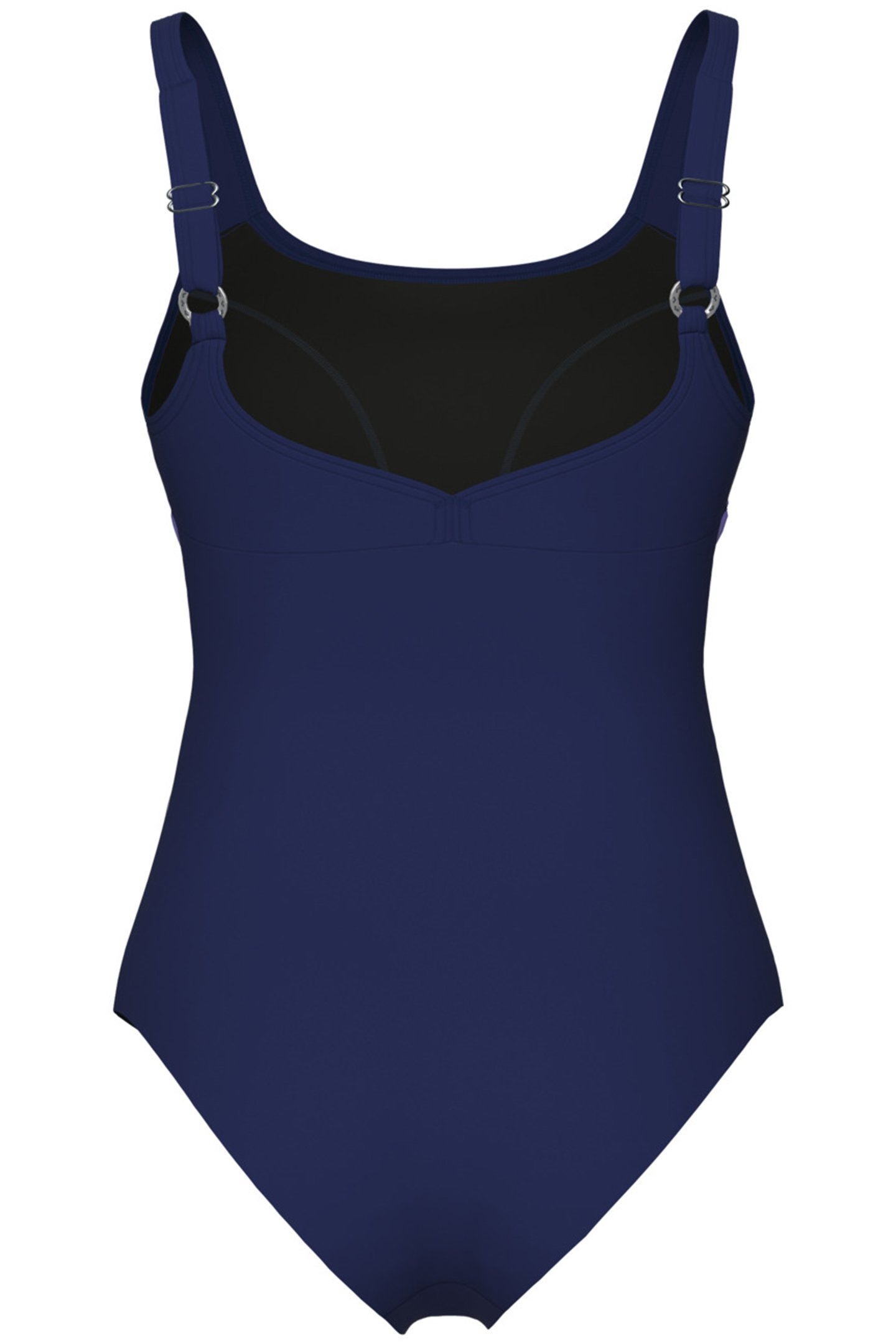 WOMEN'S ARENA SWIMSUIT MARTA WING BACK NAVY NAVY MULTI 5