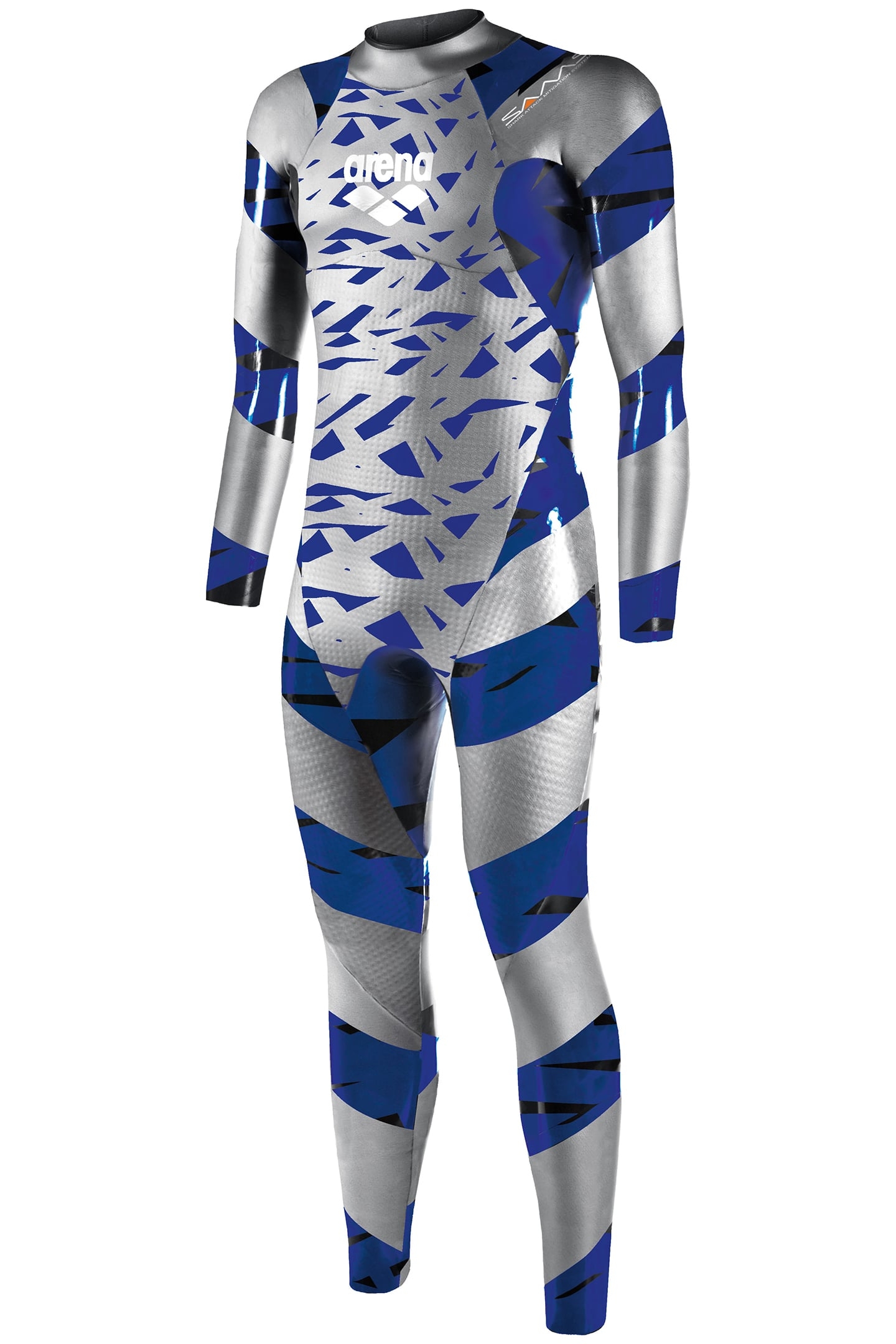 W CARBON WETSUIT SILVER BLUE 6