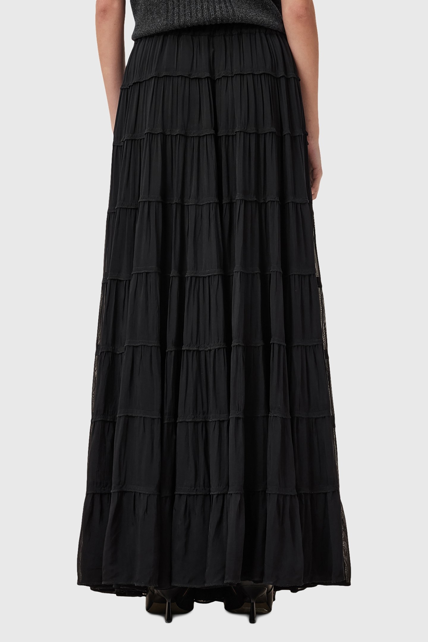 EVA MAXI SKIRT BLACK 2