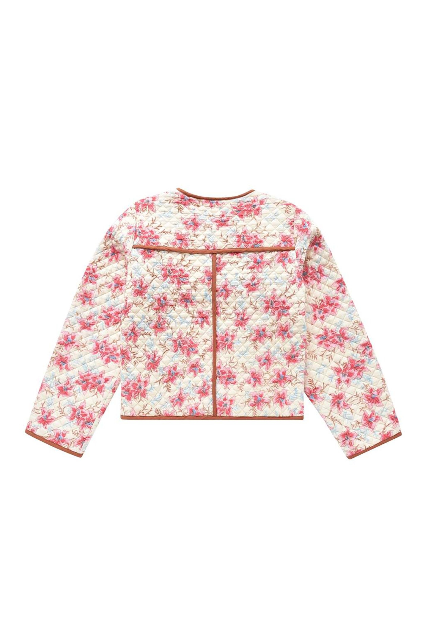JACKET ASTRID RASPBERRY FLOWERS 2