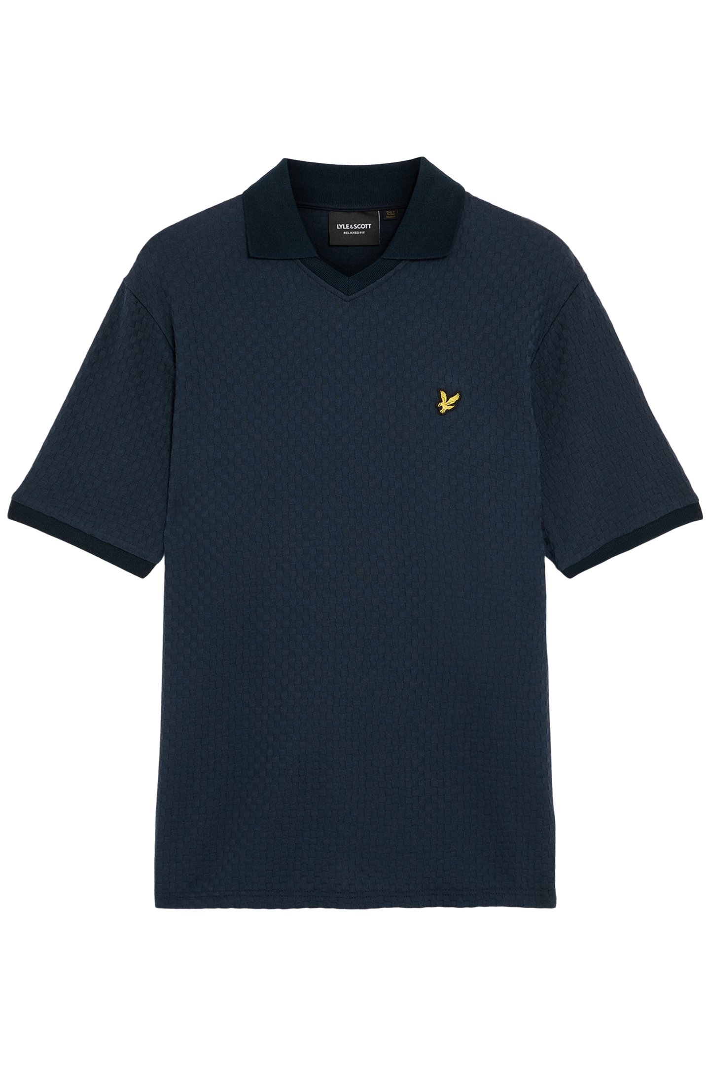 FOOTBALL COLLAR POLO SHIRT DARK NAVY 4