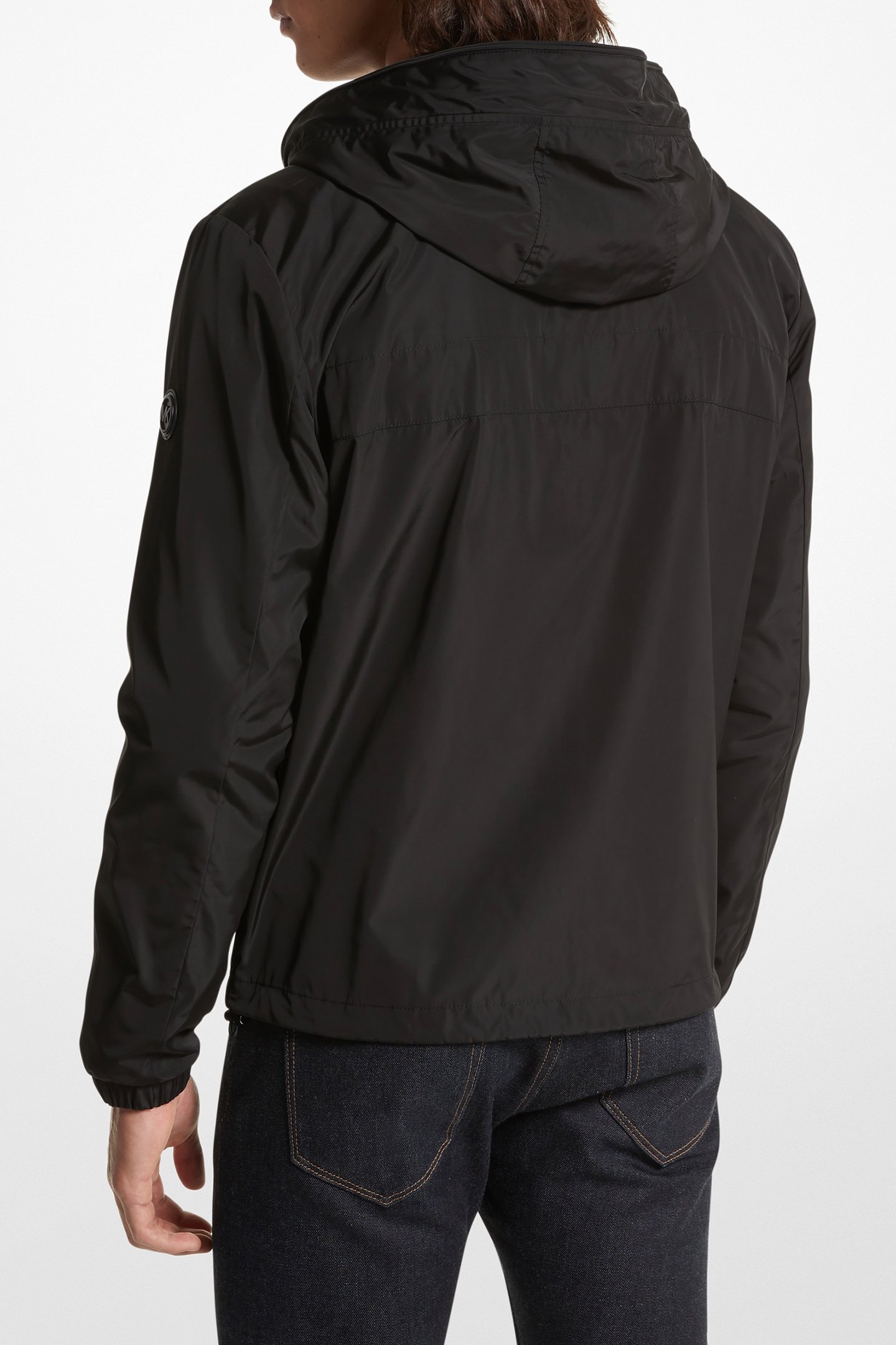 LOGO TAPE WINDBREAKER BLACK 2