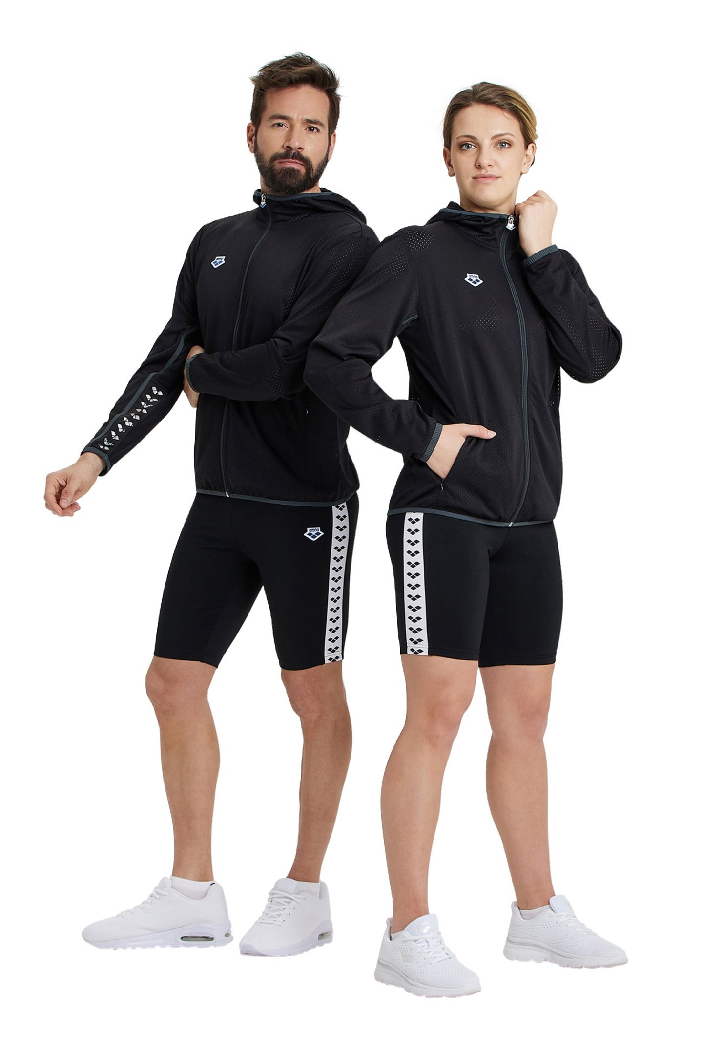 ARENA ICONS JACKET MESH BLACK BLACK SILVER 5