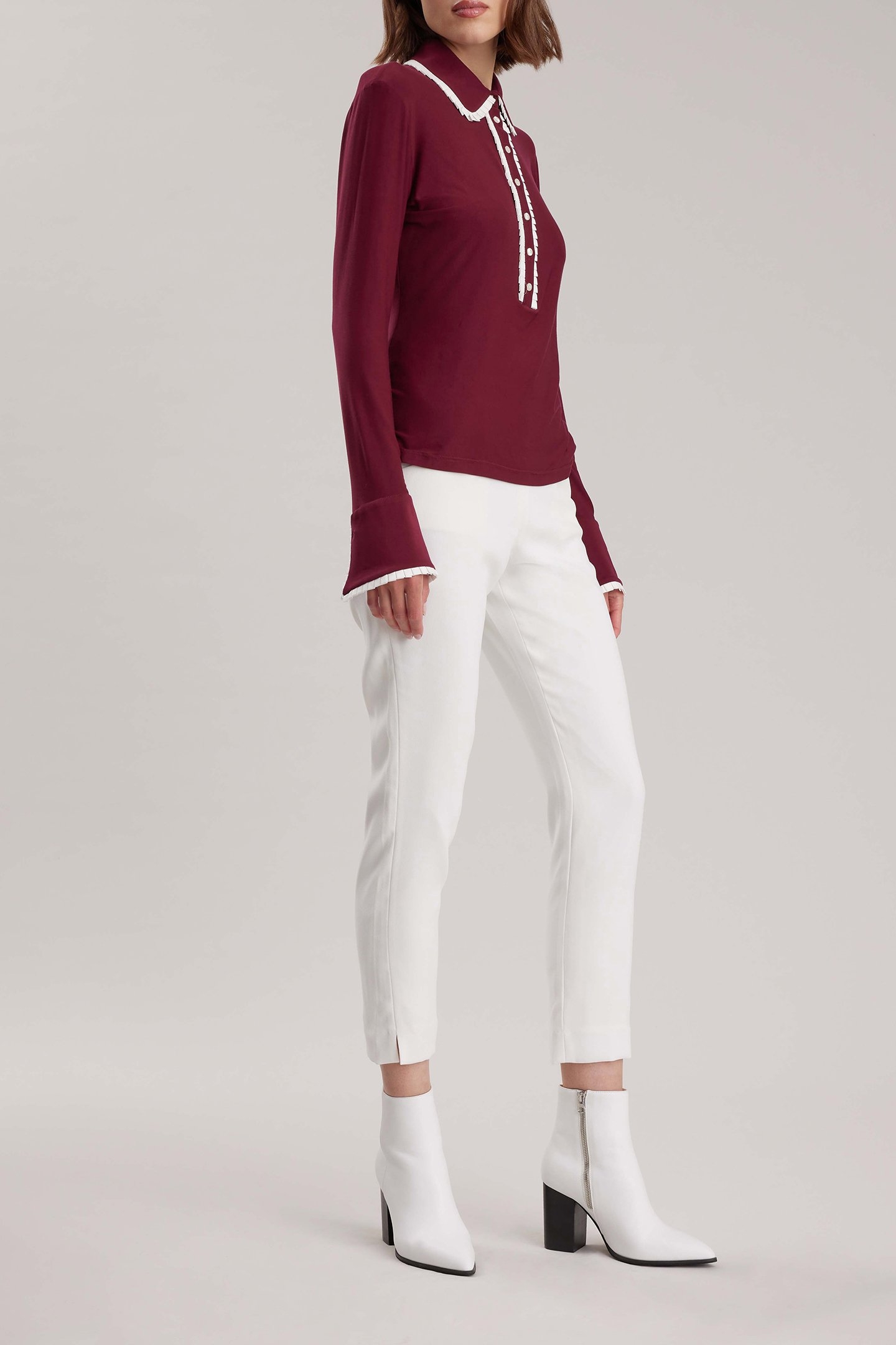 FAUSTINE TOP BURGUNDY 3