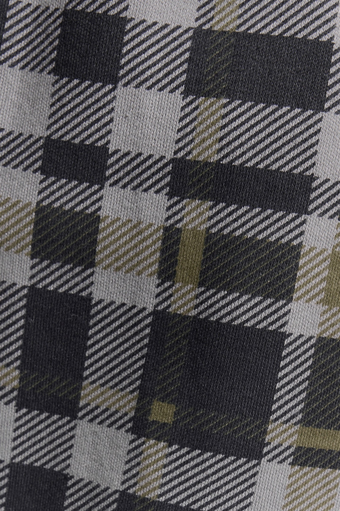 LOUNGEWEAR JERSEY CHECK PANT OLIVE 6