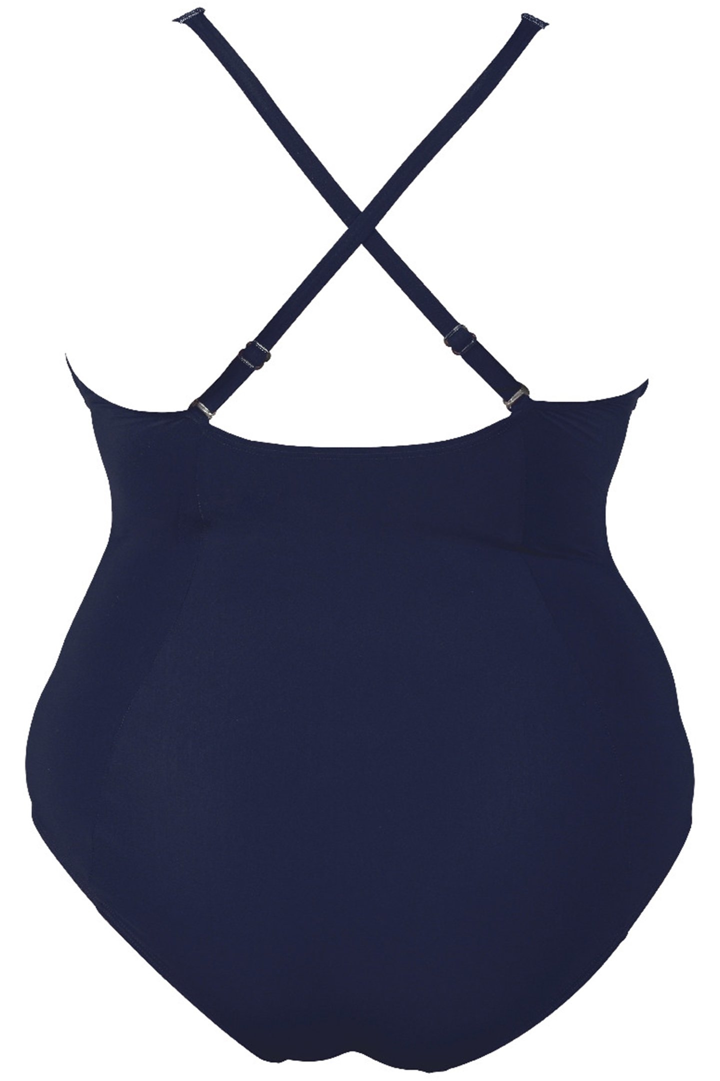 W ISABEL LIGHT CROSS BACK ONE PIECE PLUS NAVY BRIGHT BLUE 5