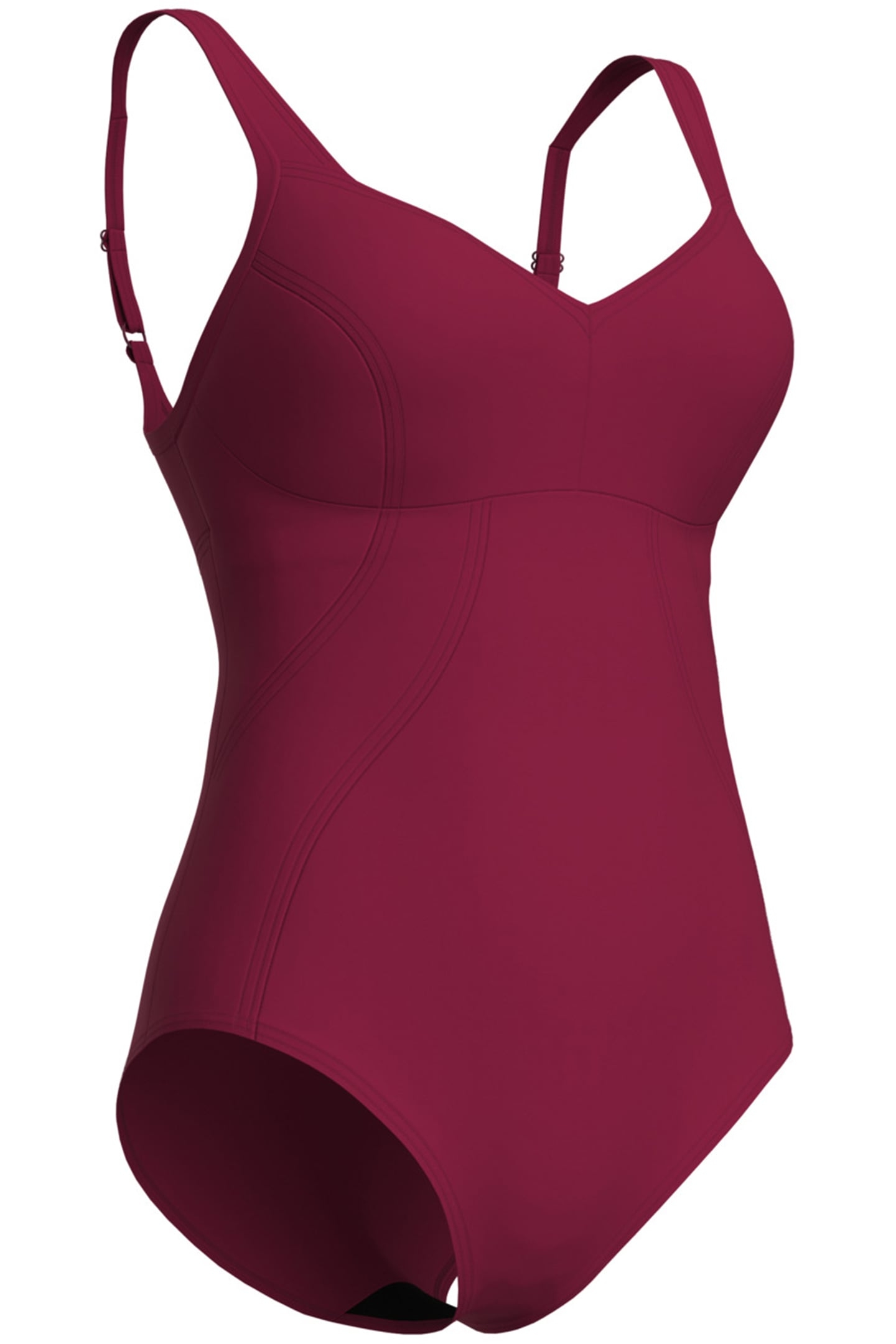 W VERTIGO ONE PIECE LOW C CUP R RED ONION 7