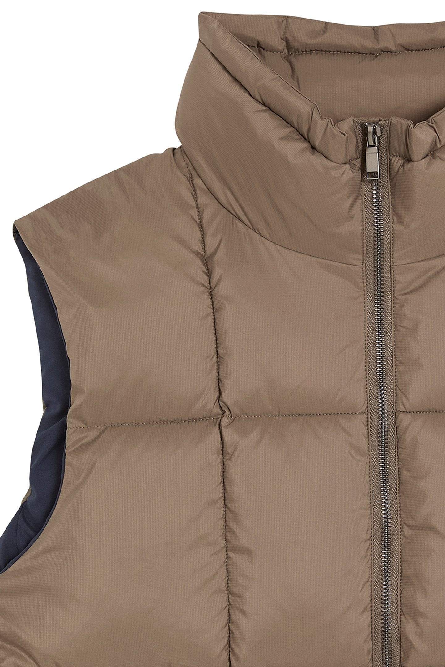 SQUARE WADDED PUFFER GILET FALCON 6