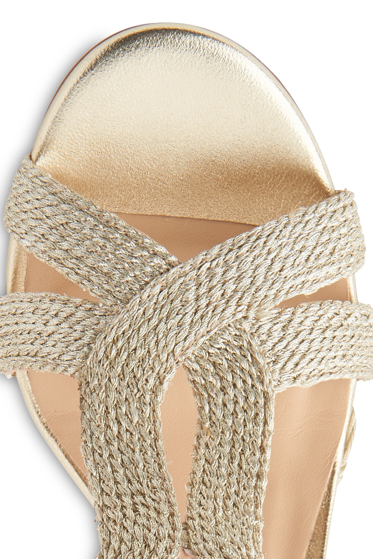 MALI - ROPE LUREX SANDAL SOFT GOLD 5