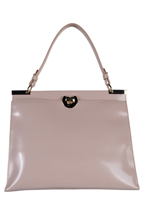 SHINY LEATHER SATCHEL BAG 3