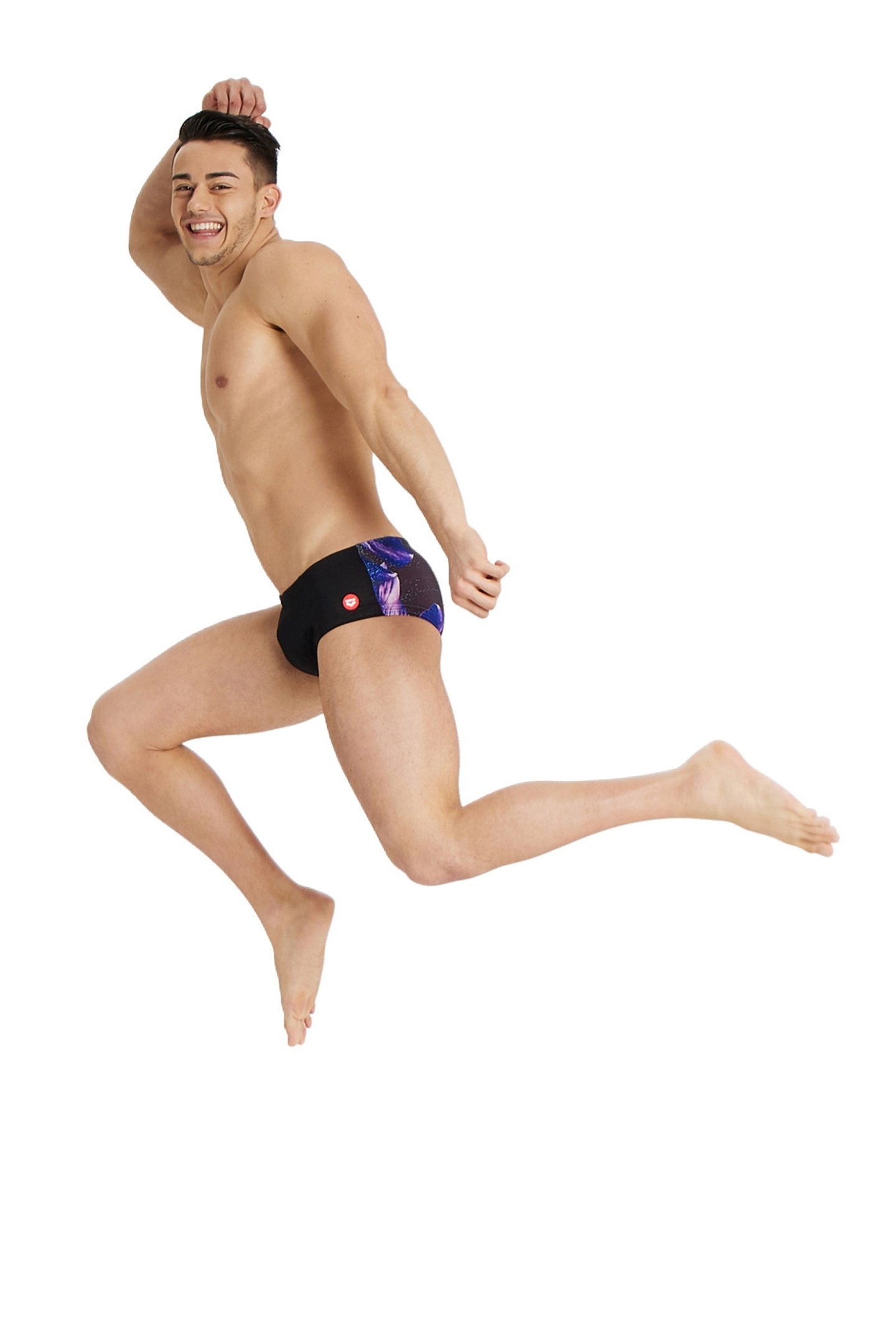 MEN'S CRAZY ARENA SWIM LOW WAIST SHORT P BLACK MULTI 3