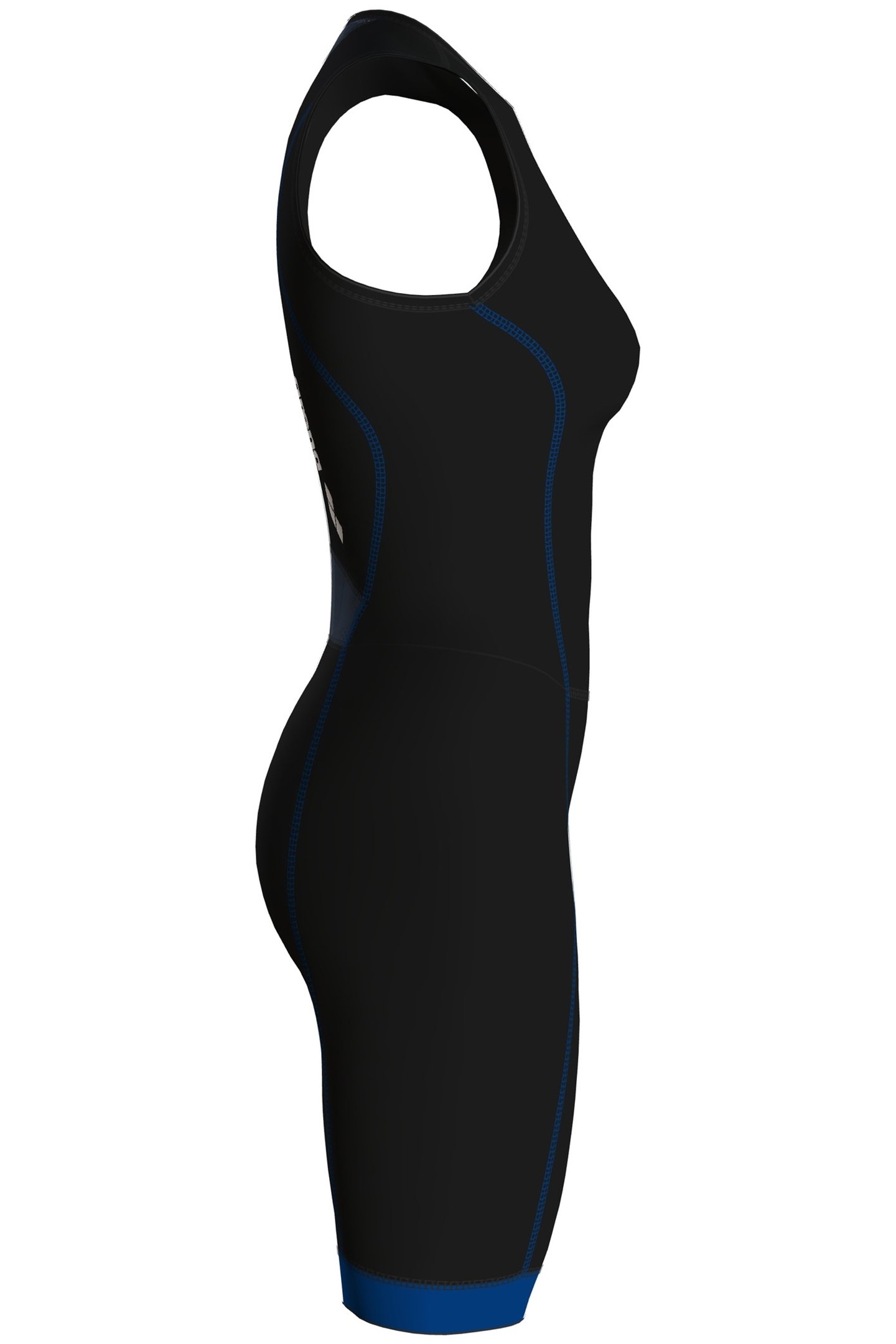 W TRISUIT ST 2.0 REAR ZIP BLACK/ROYAL 5