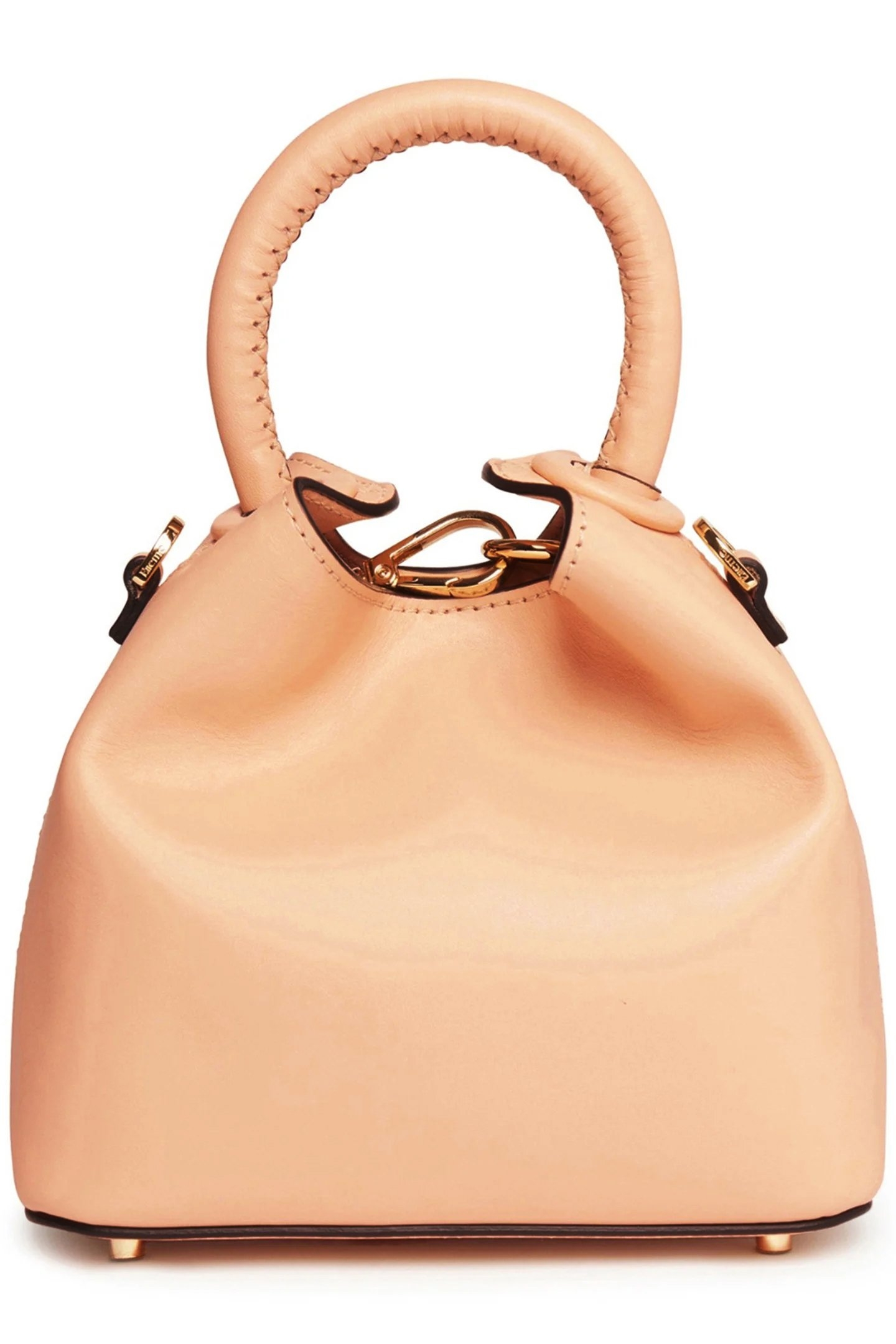 MADELEINE LEATHER SALMON/BLACK BORDERS 1