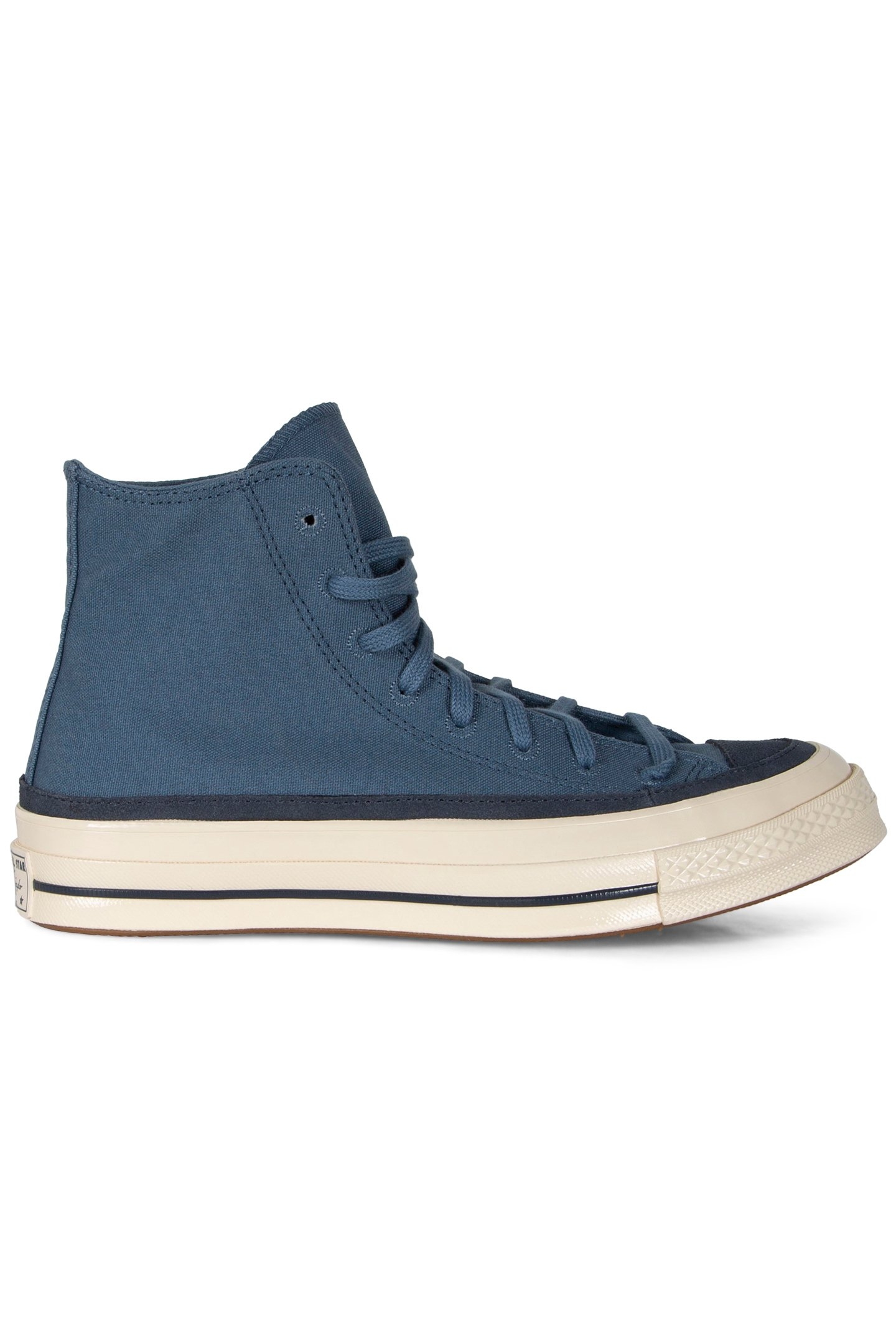 UNISEX CHUCK 70 CANVAS & SUEDE LAKESIDE BLUE/MIDNIGHT PASS 1