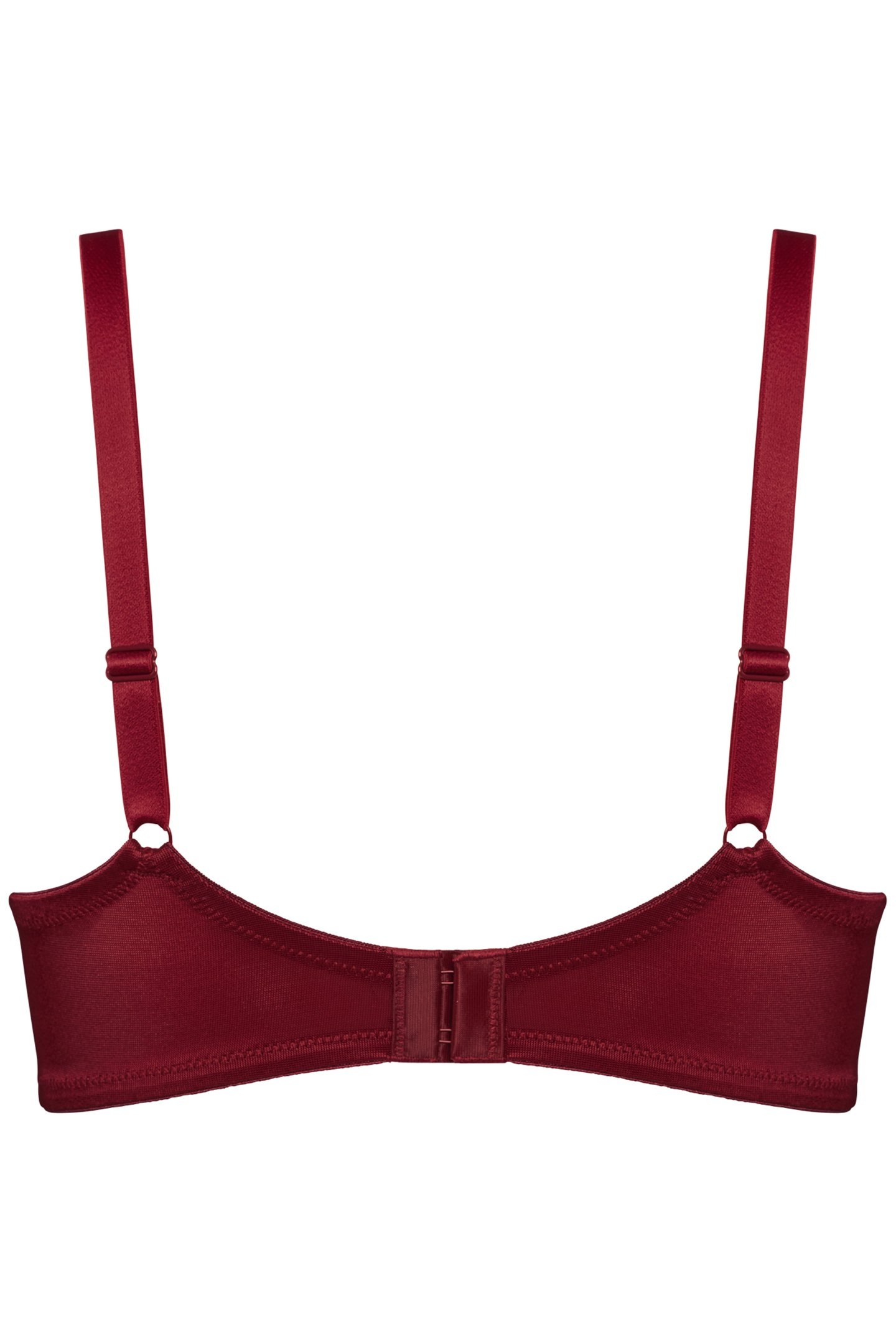 SEDUCTION BRAPLUNGE BALCONYWIRED PADDED RED 3