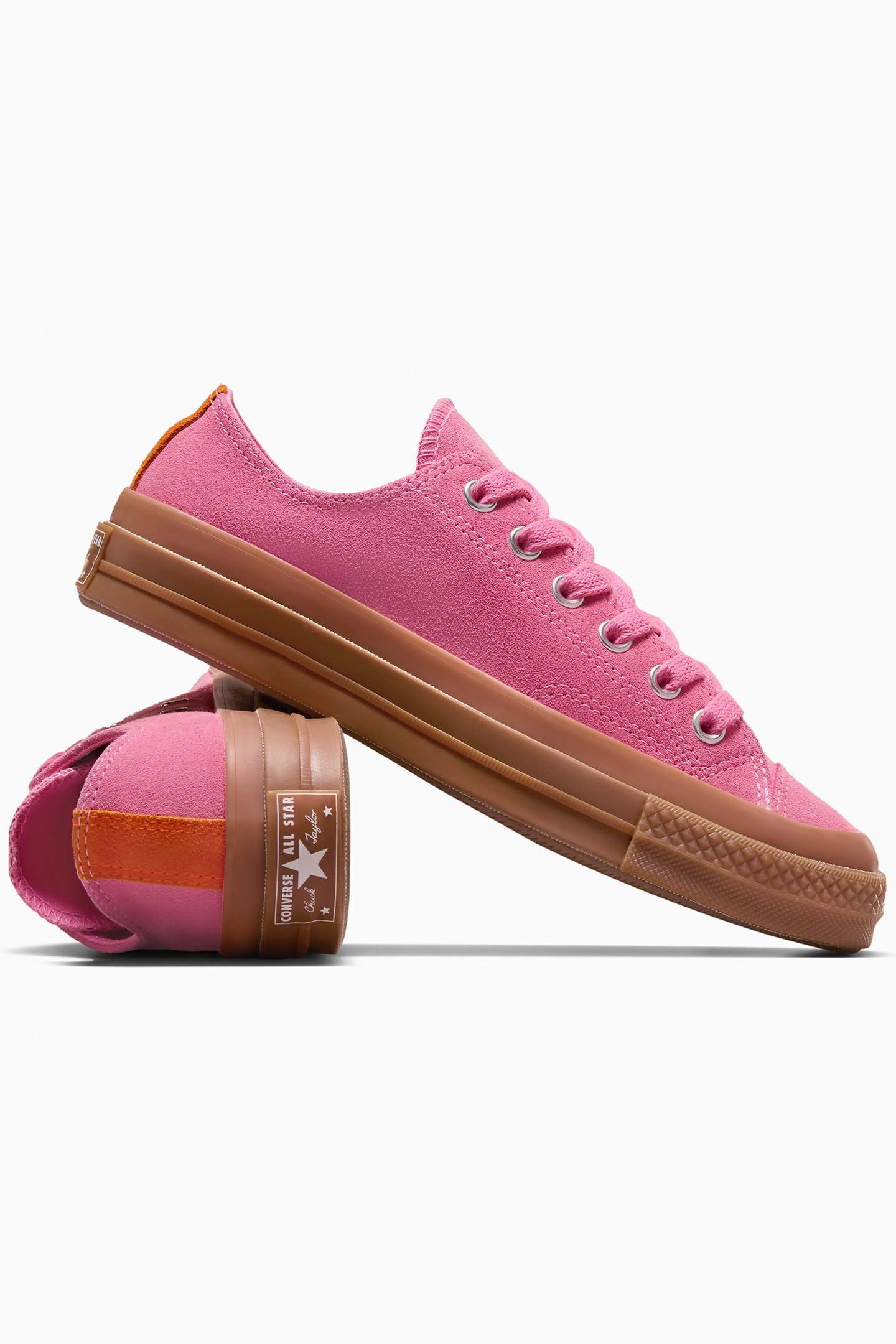 UNISEX CHUCK 70 SUEDE OOPS PINK/GUM HONEY/ORANGE 7