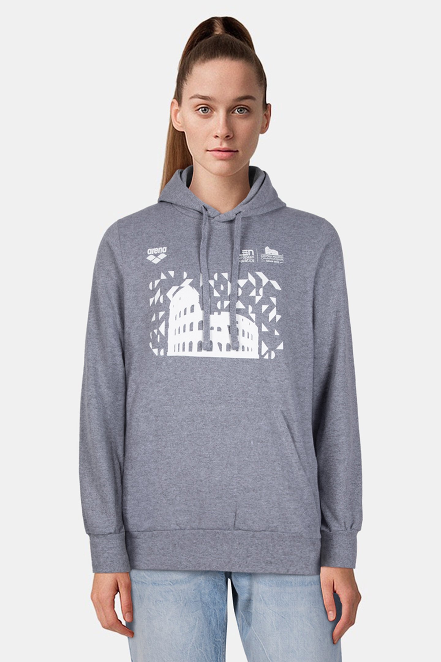 HOODIE ESCH ROME 22 MERCH GREY MELANGE 3