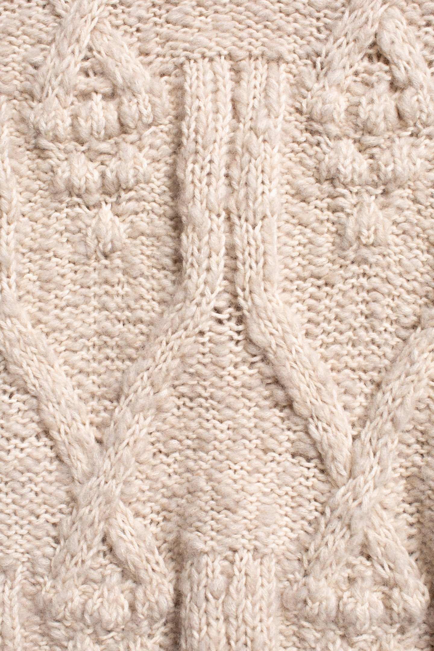 ELSA CABLE KNIT OAT 5