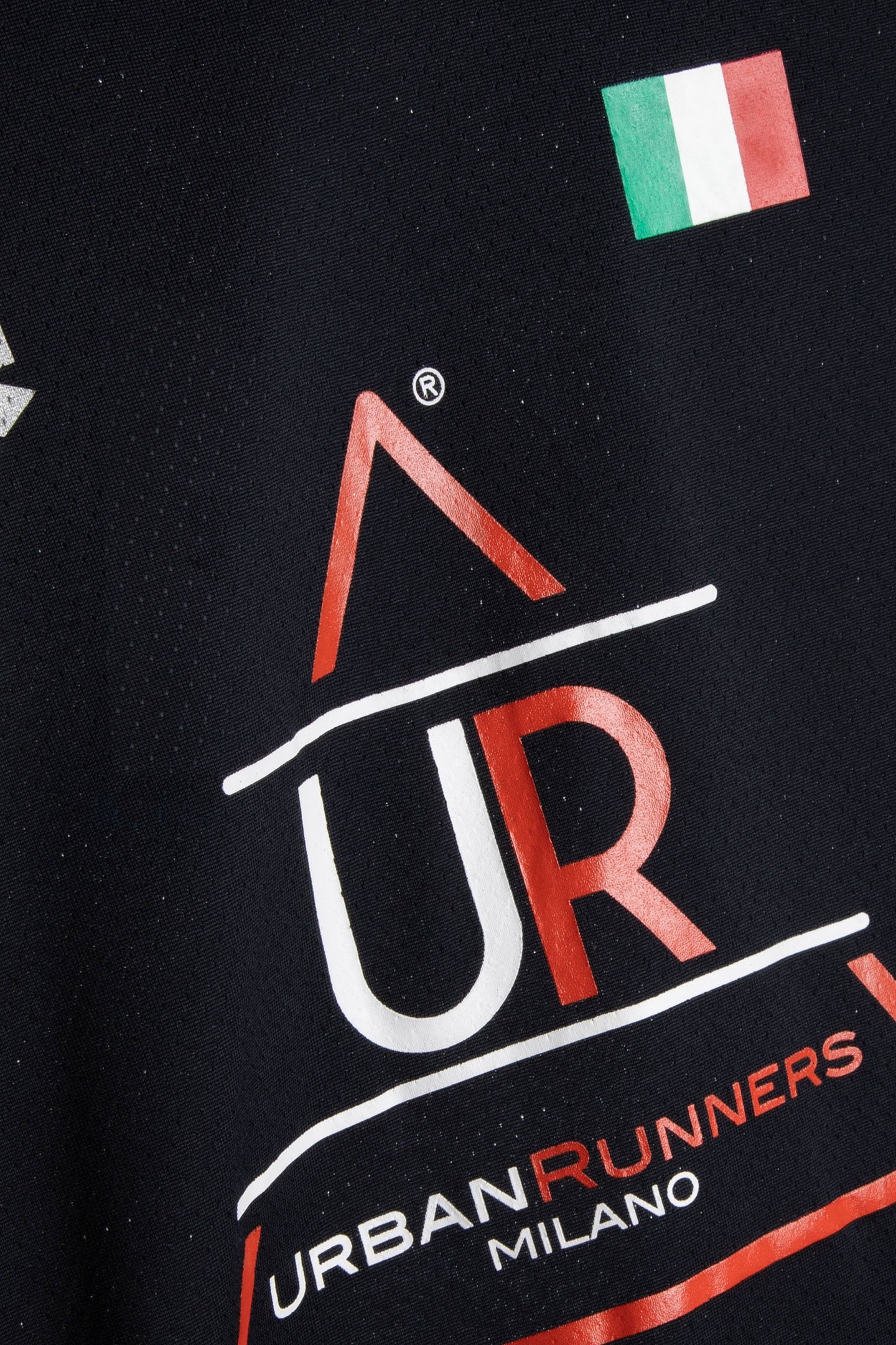 W RUN S/S MESH UR BLACK UR 5