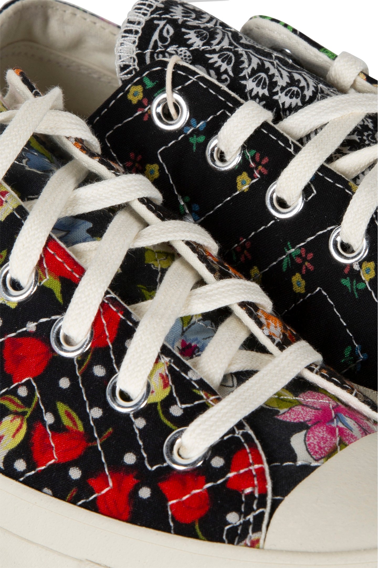 UNISEX CONVERSE UPCYCLED FLORAL CHUCK 70 BLACK/EGRET/BLACK 4