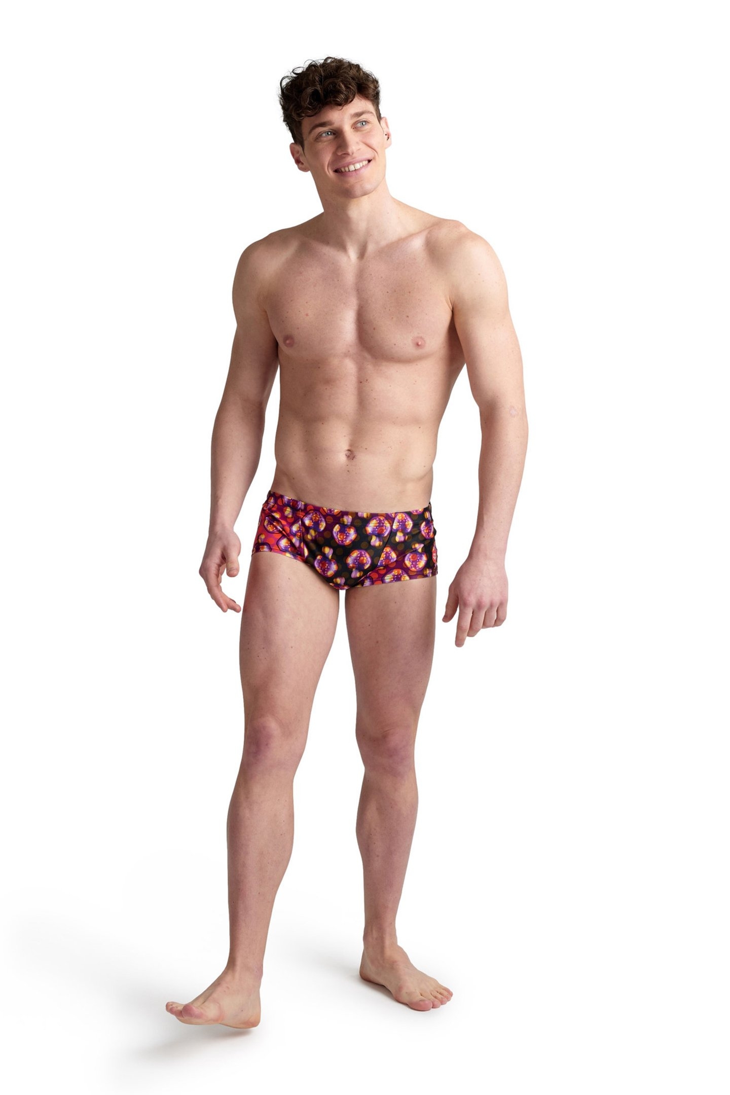MEN'S CRAZY ARENA SWIM LOW WAIST SHORT A BLACK MULTI 3
